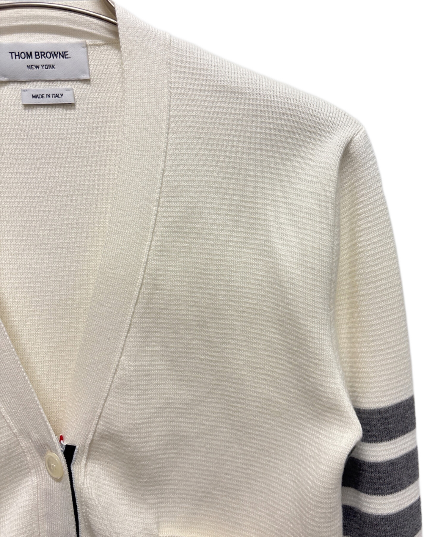 中古・古着通販】Thom Browne (トムブラウン) コットンカーディガン