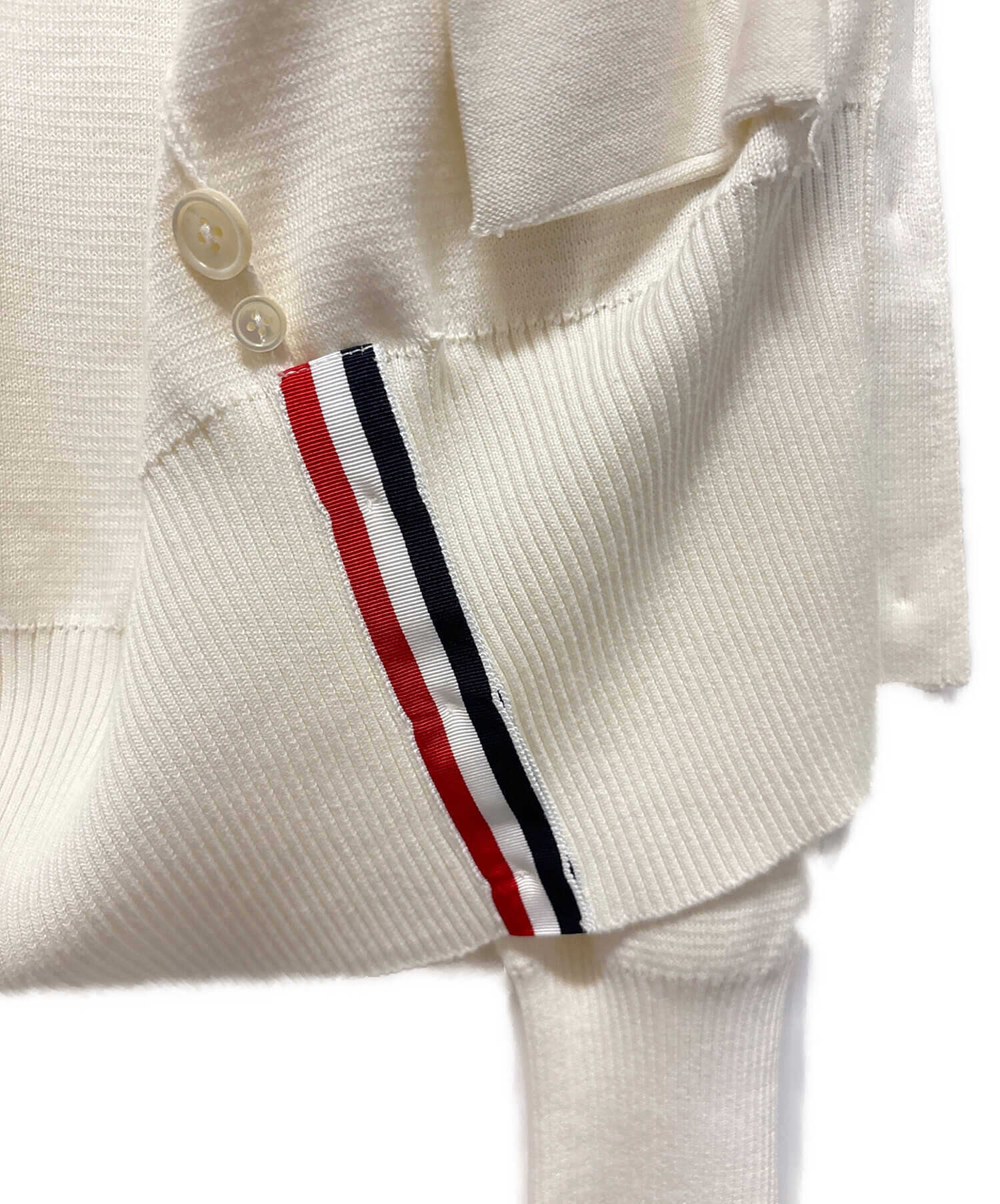 中古・古着通販】Thom Browne (トムブラウン) コットンカーディガン