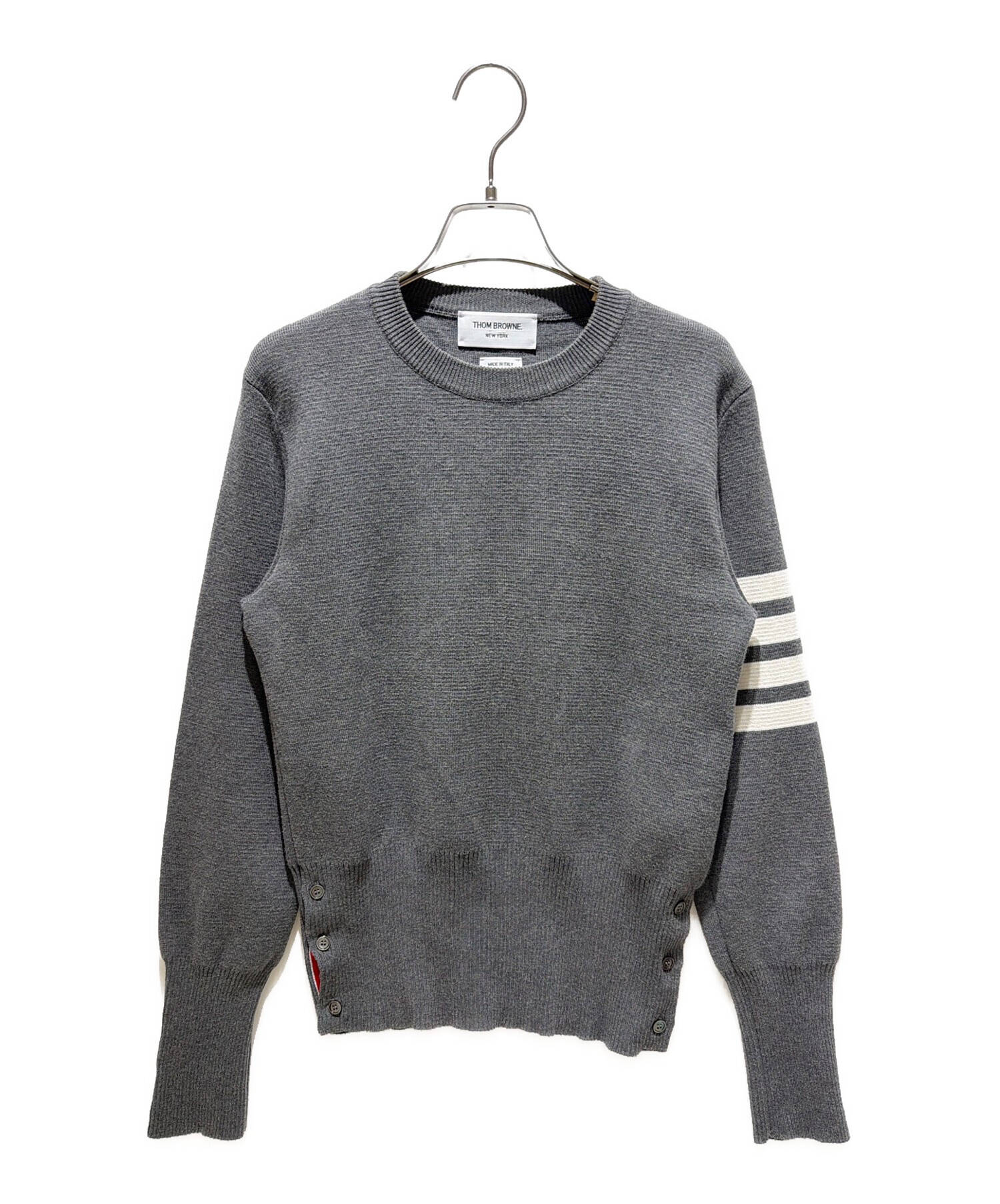 THOM BROWNE ミラノ　ステッチニット 中古・古着通販】Thom Browne Milano Stitch Cotton Crepe 4-Bar