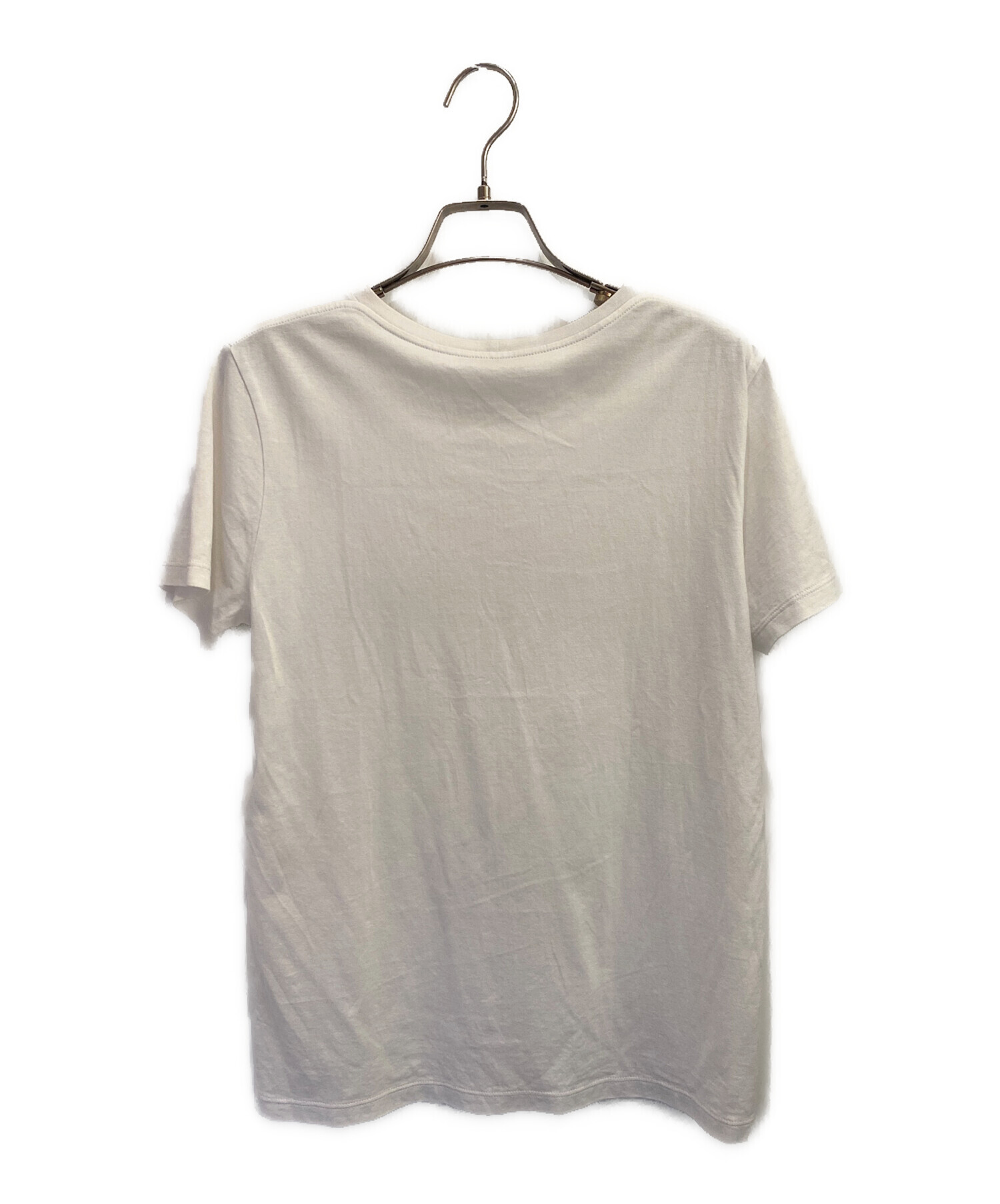中古・古着通販】CELINE (セリーヌ) ロゴプリント半袖Tシャツ ホワイト