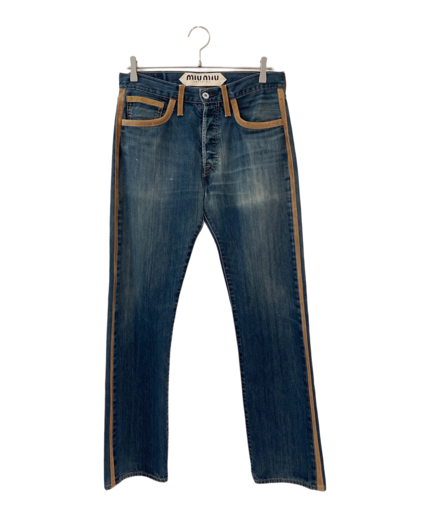 中古・古着通販】MIU MIU (ミュウミュウ) デニムパンツ サイズ:24