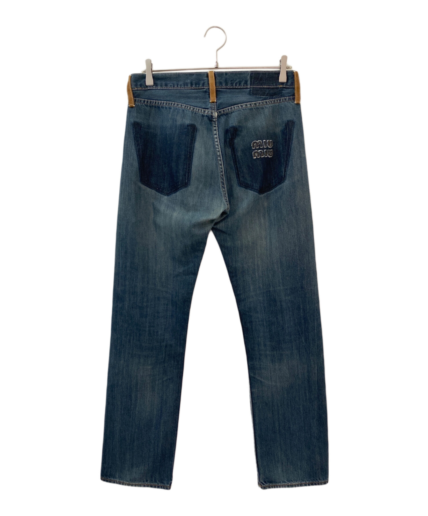 MIU MIU デニムパンツ サイズ24s 中古・古着通販】MIU MIU (ミュウミュウ) デニムパンツ サイズ:24