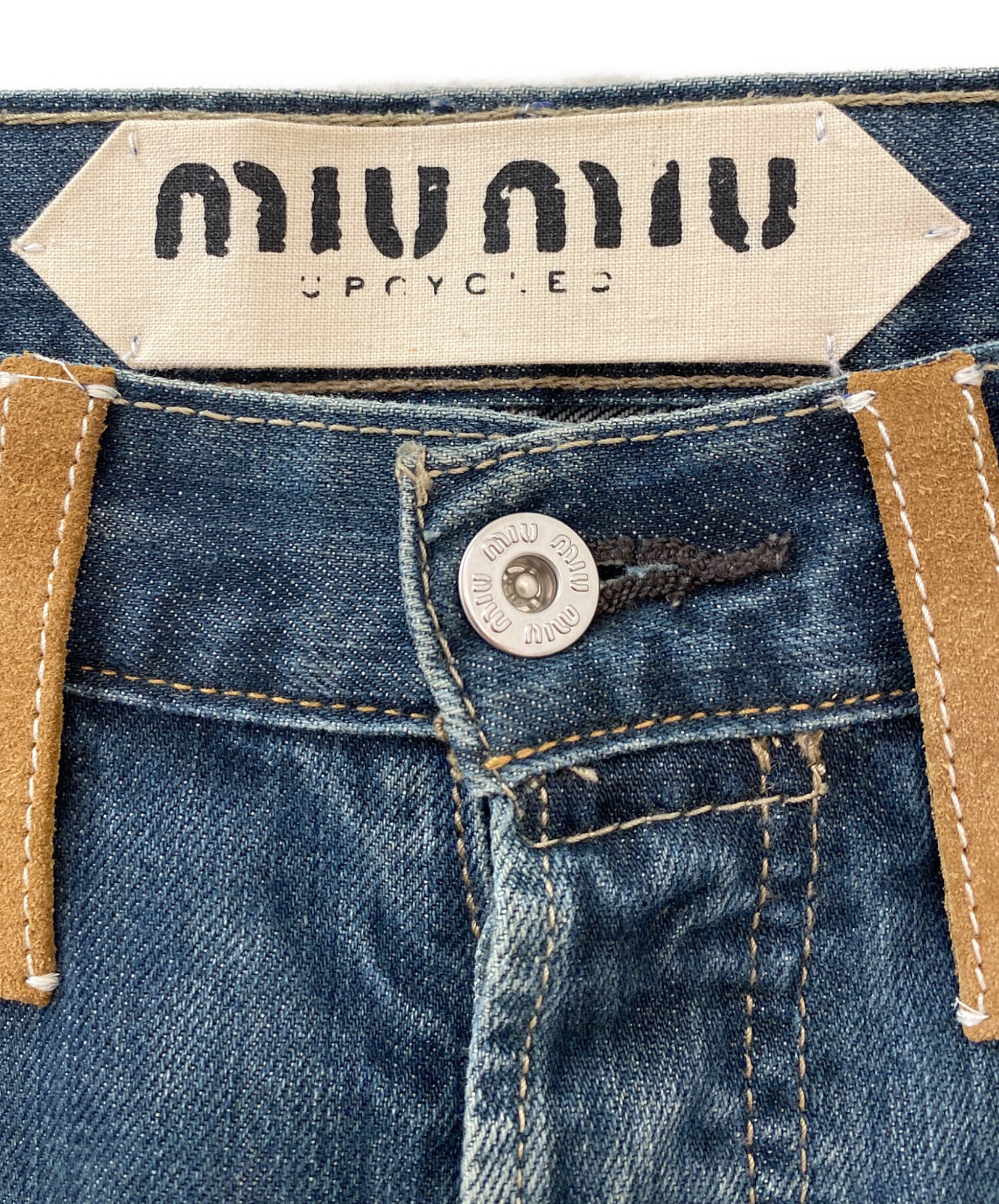 中古・古着通販】MIU MIU (ミュウミュウ) デニムパンツ サイズ:24