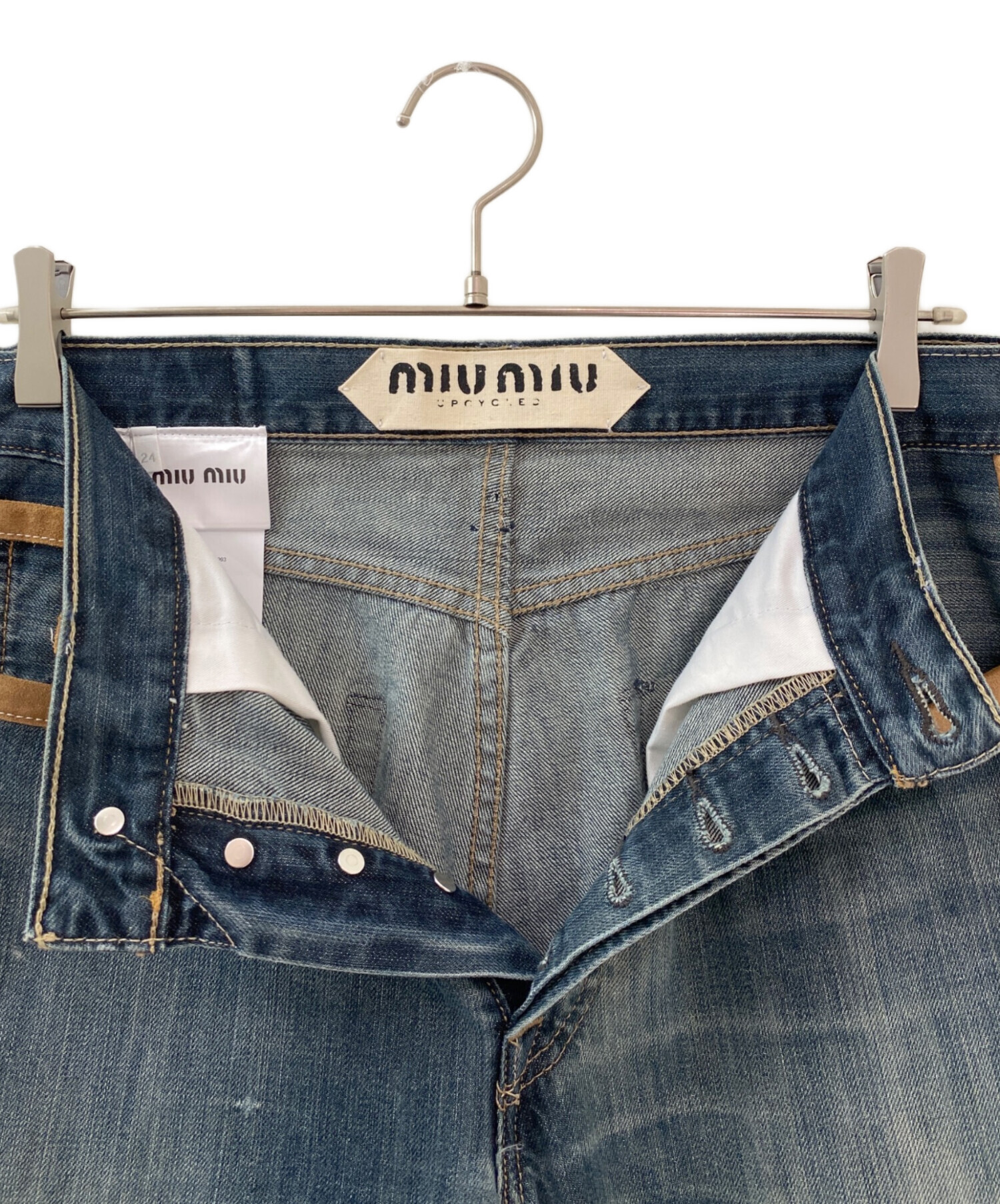 中古・古着通販】MIU MIU (ミュウミュウ) デニムパンツ サイズ:24