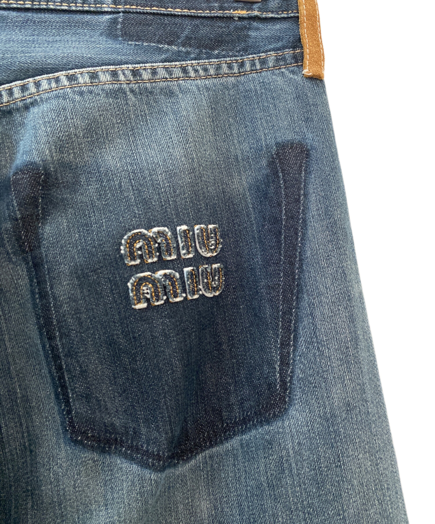 中古・古着通販】MIU MIU (ミュウミュウ) デニムパンツ サイズ:24