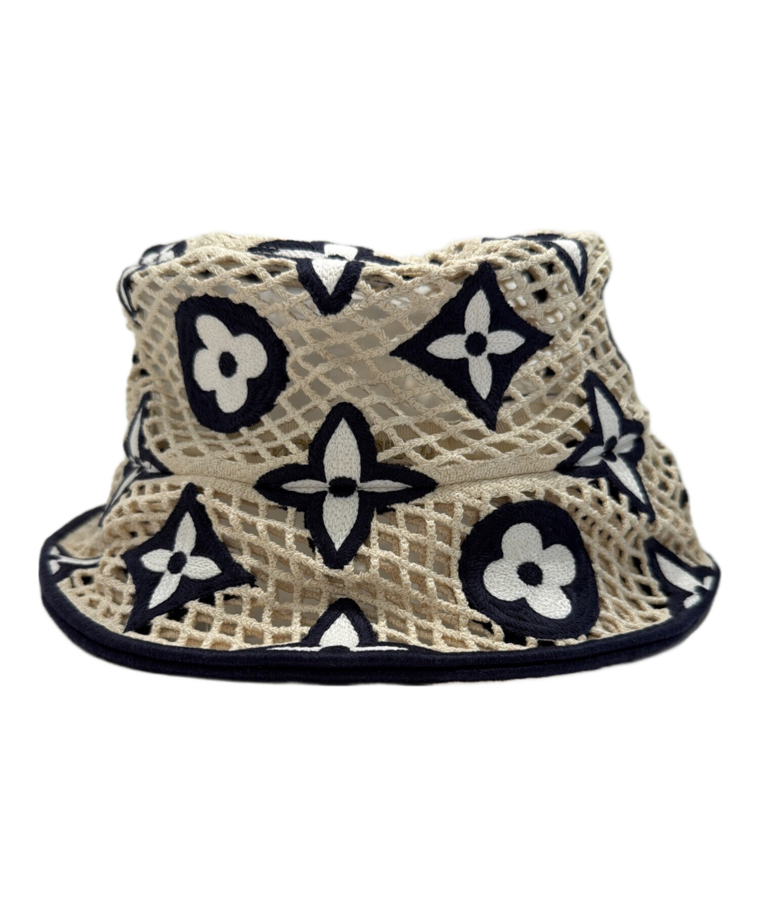 ◇ルイヴィトン◇シャポー/LVクロシェット/ハット/帽子/MP335S/希少品 中古・古着通販】LOUIS VUITTON (ルイ ヴィトン) シャポー・LV クロワ