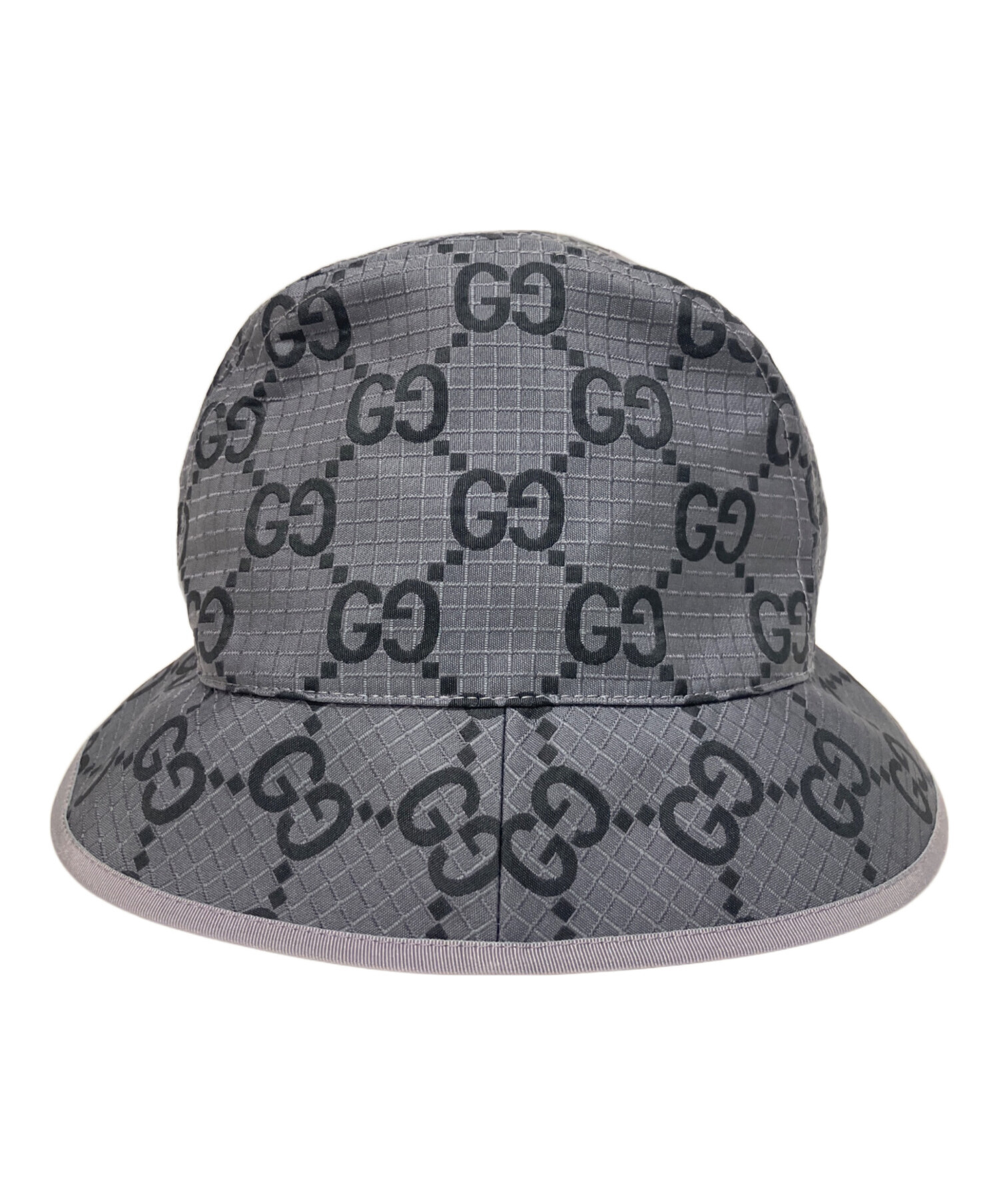 中古・古着通販】GUCCI (グッチ) GGバケットハット グレー サイズ:M