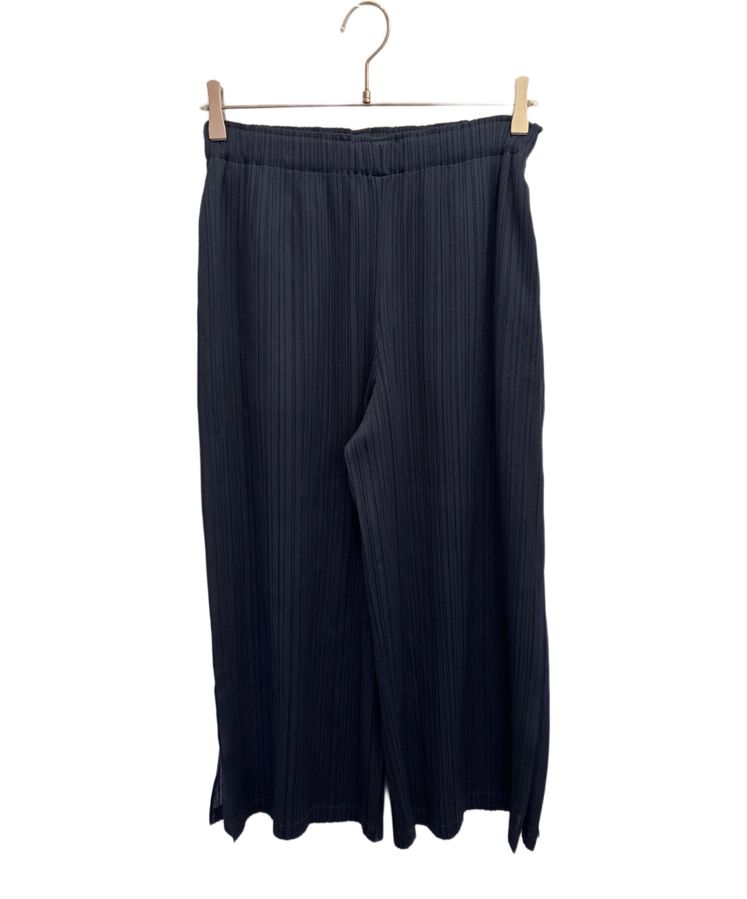 プリーツプリーズ横段 パンツ中古品 中古・古着通販】PLEATS PLEASE (プリーツプリーズ) クロップ丈
