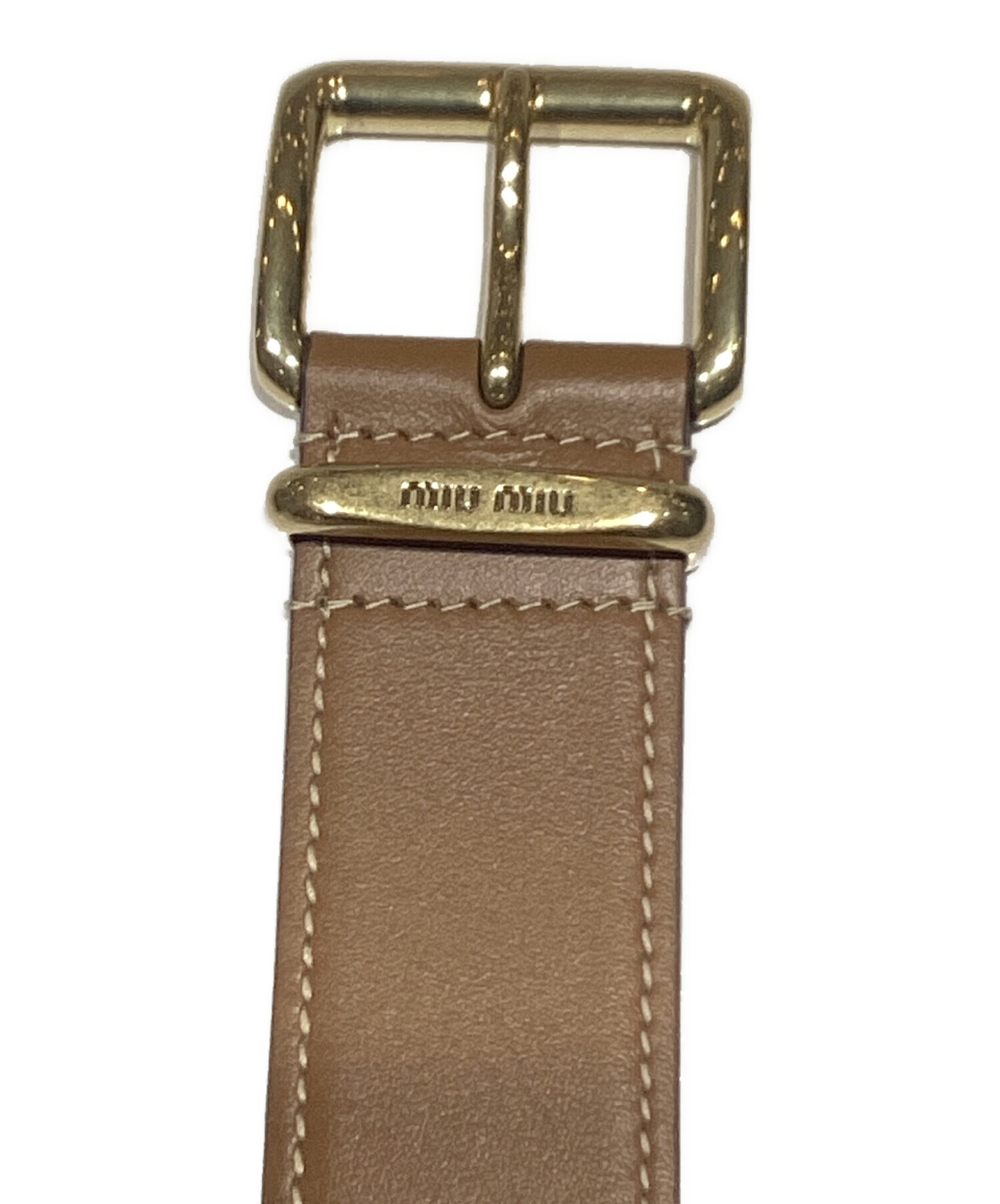 中古・古着通販】MIU MIU (ミュウミュウ) Leather Belt/レザーベルト