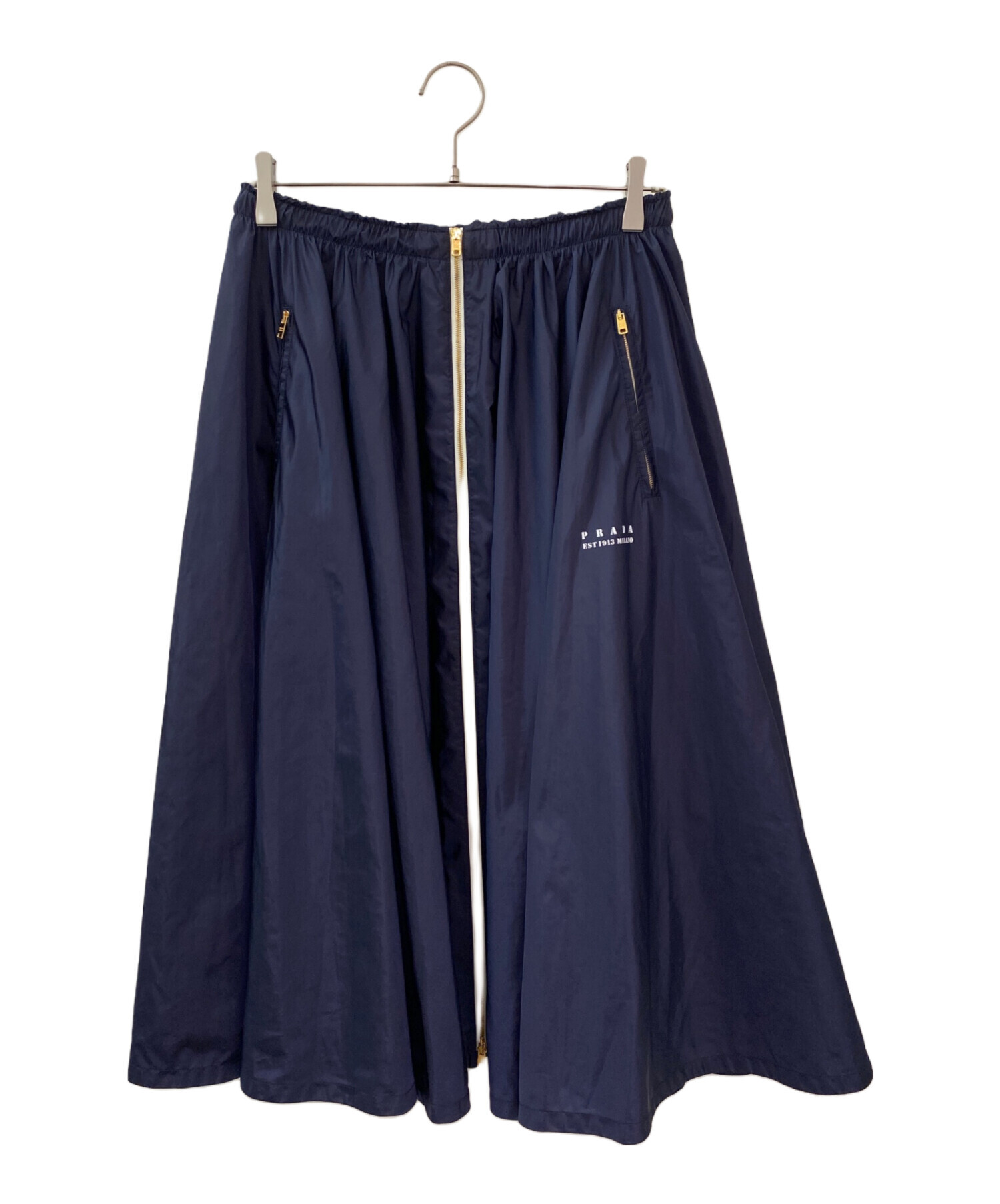 中古・古着通販】PRADA (プラダ) ロングスカート ネイビー サイズ:42