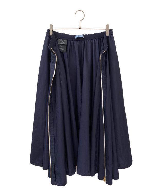 中古・古着通販】PRADA (プラダ) ロングスカート ネイビー サイズ:42