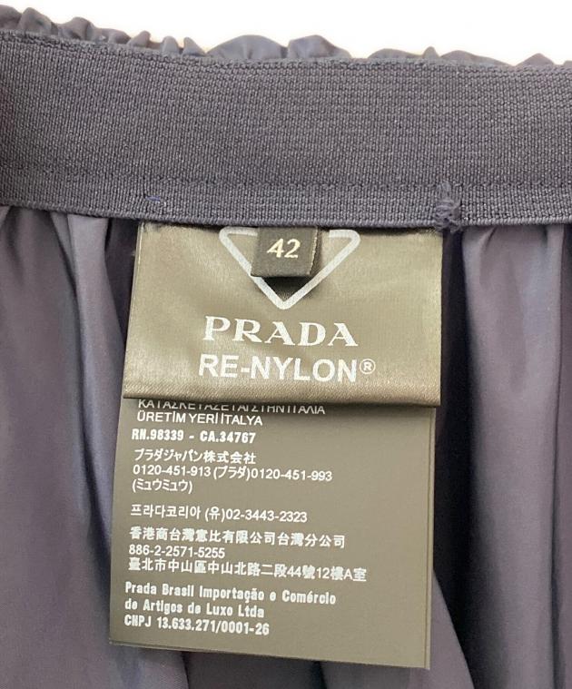 中古・古着通販】PRADA (プラダ) ロングスカート ネイビー サイズ:42