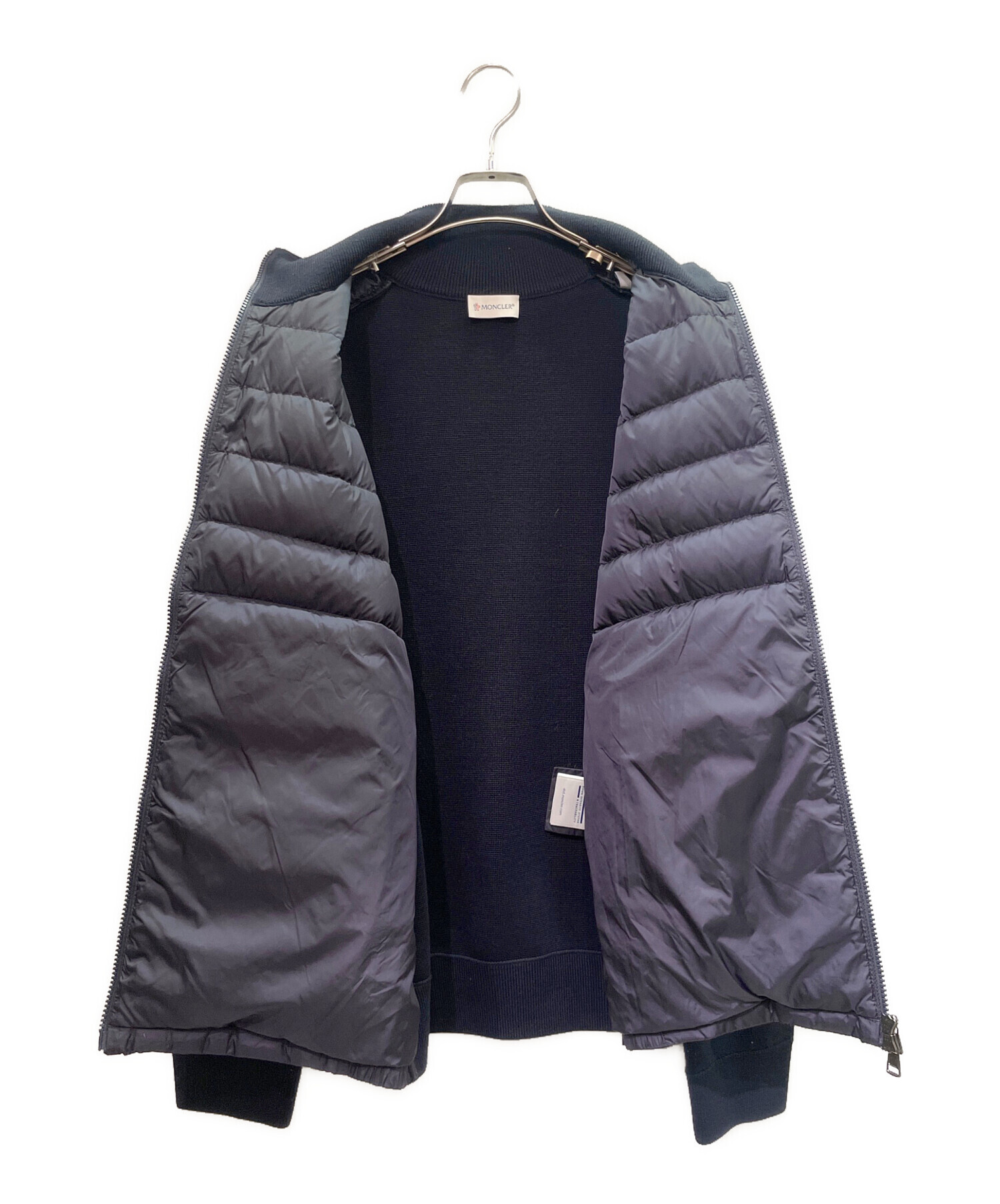 中古・古着通販】MONCLER (モンクレール) CARDIGAN TRICOT/ダウン切替 中古・古着通販】MONCLER (モンクレール) CARDIGAN TRICOT/ダウン切替
