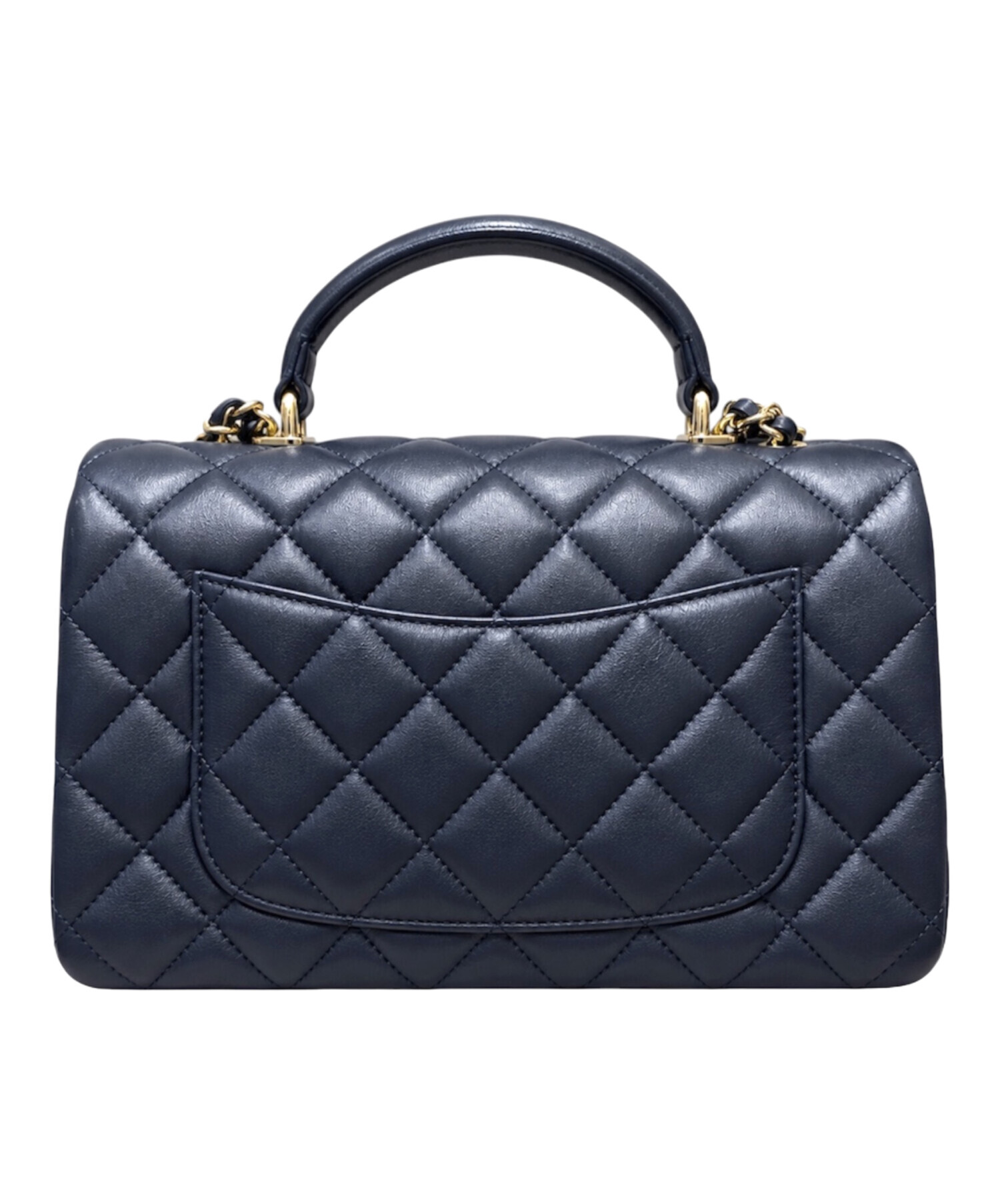 中古・古着通販】CHANEL (シャネル) ミニ トップハンドルクラシック