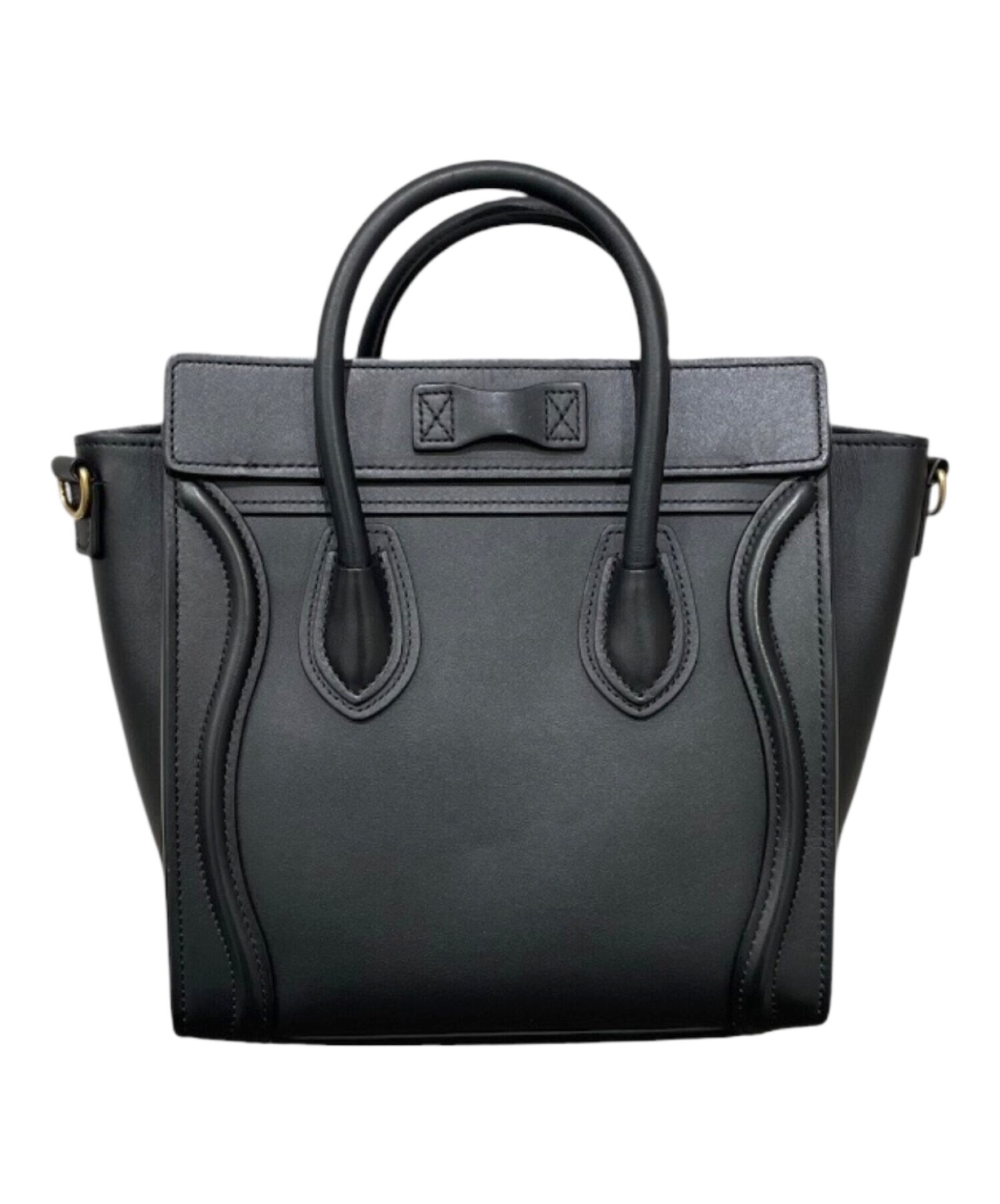 中古・古着通販】CELINE (セリーヌ) ラゲージ ナノ ブラック サイズ