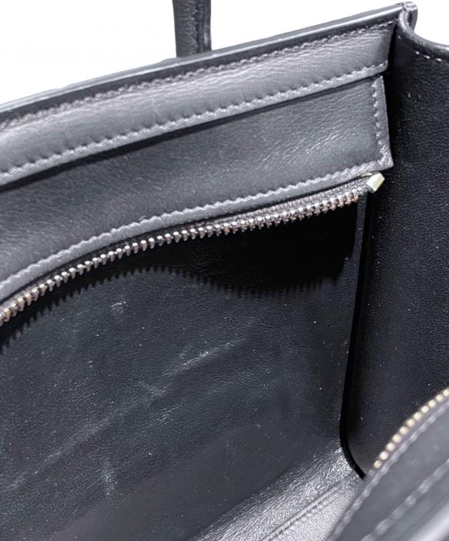 中古・古着通販】CELINE (セリーヌ) ラゲージ ナノ ブラック サイズ