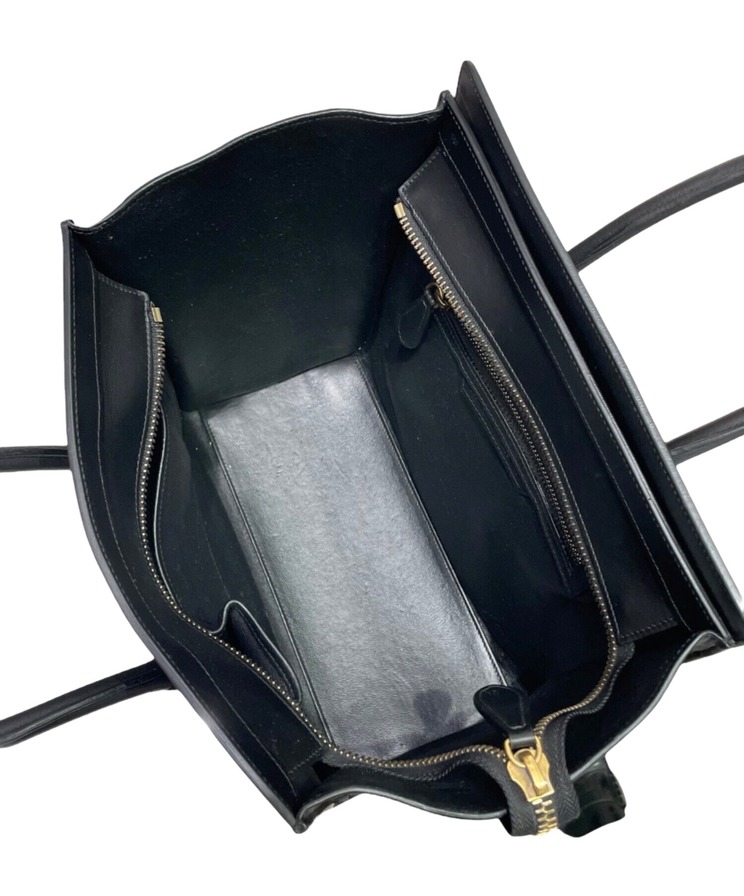 CELINE ラゲージ マイクロ ブラック 黒 セリーヌ 中古・古着通販】CELINE (セリーヌ) ラゲージ マイクロ ブラック
