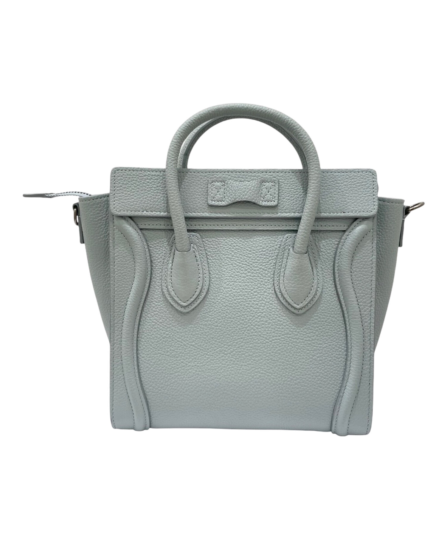 CELINE ラゲージ ファントム グレー ハンドバッグ　中古品 中古・古着通販】CELINE (セリーヌ) ラゲージ ナノ ショルダーバッグ