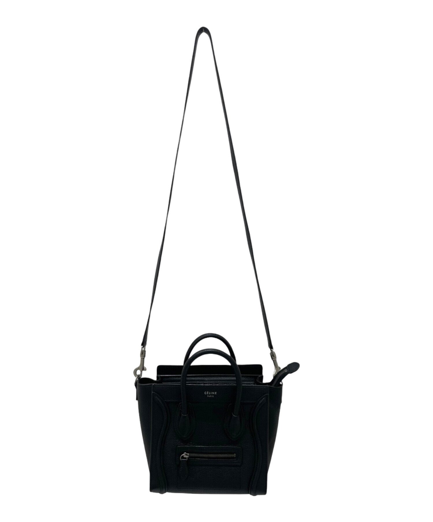 中古・古着通販】CELINE (セリーヌ) ラゲージ ナノ ショルダーバッグ 