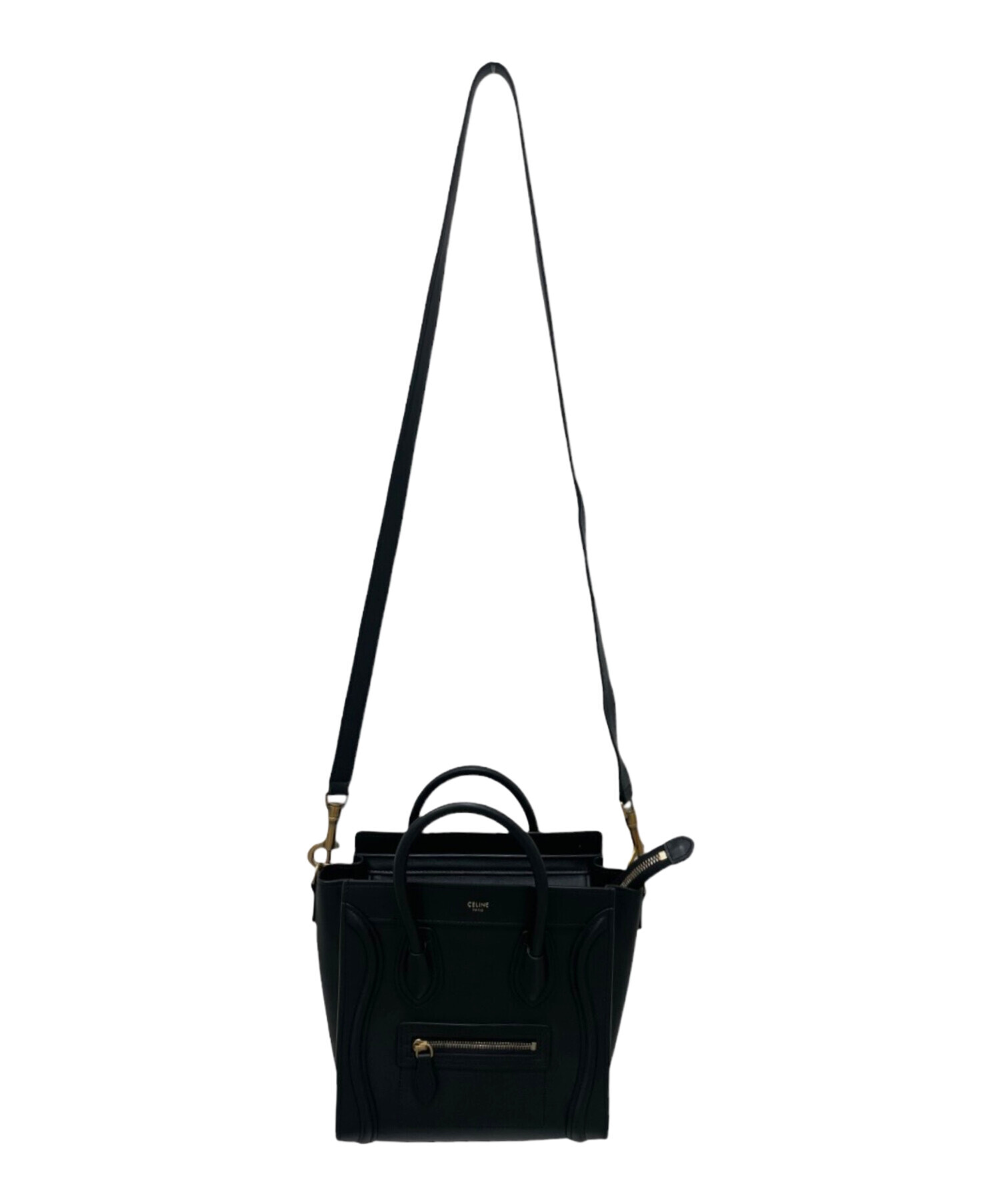 中古・古着通販】CELINE (セリーヌ) ラゲージ ナノ ショルダーバッグ