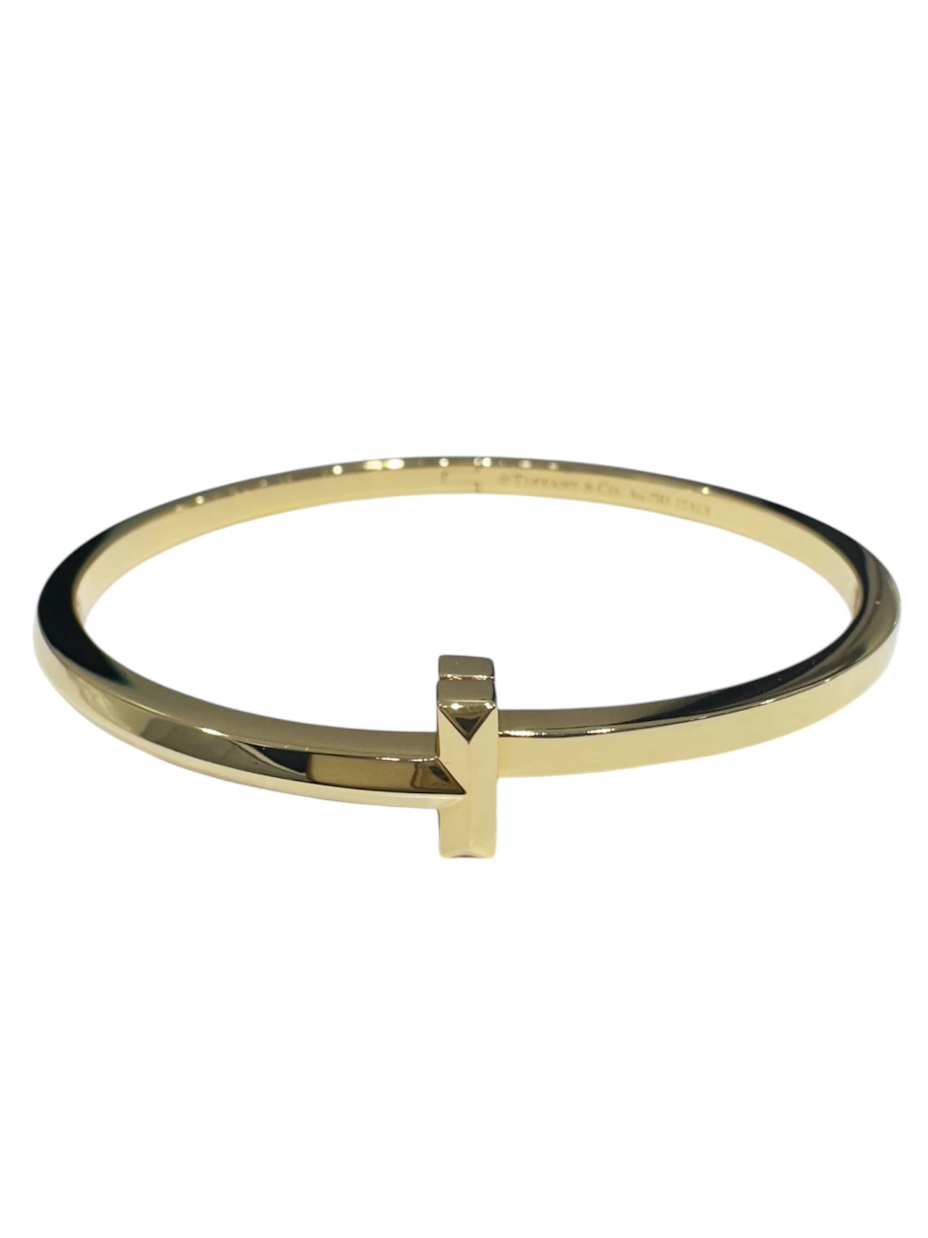 ティファニーバングル 中古・古着通販】TIFFANY & Co. (ティファニー) Tワン ナロー ヒンジ
