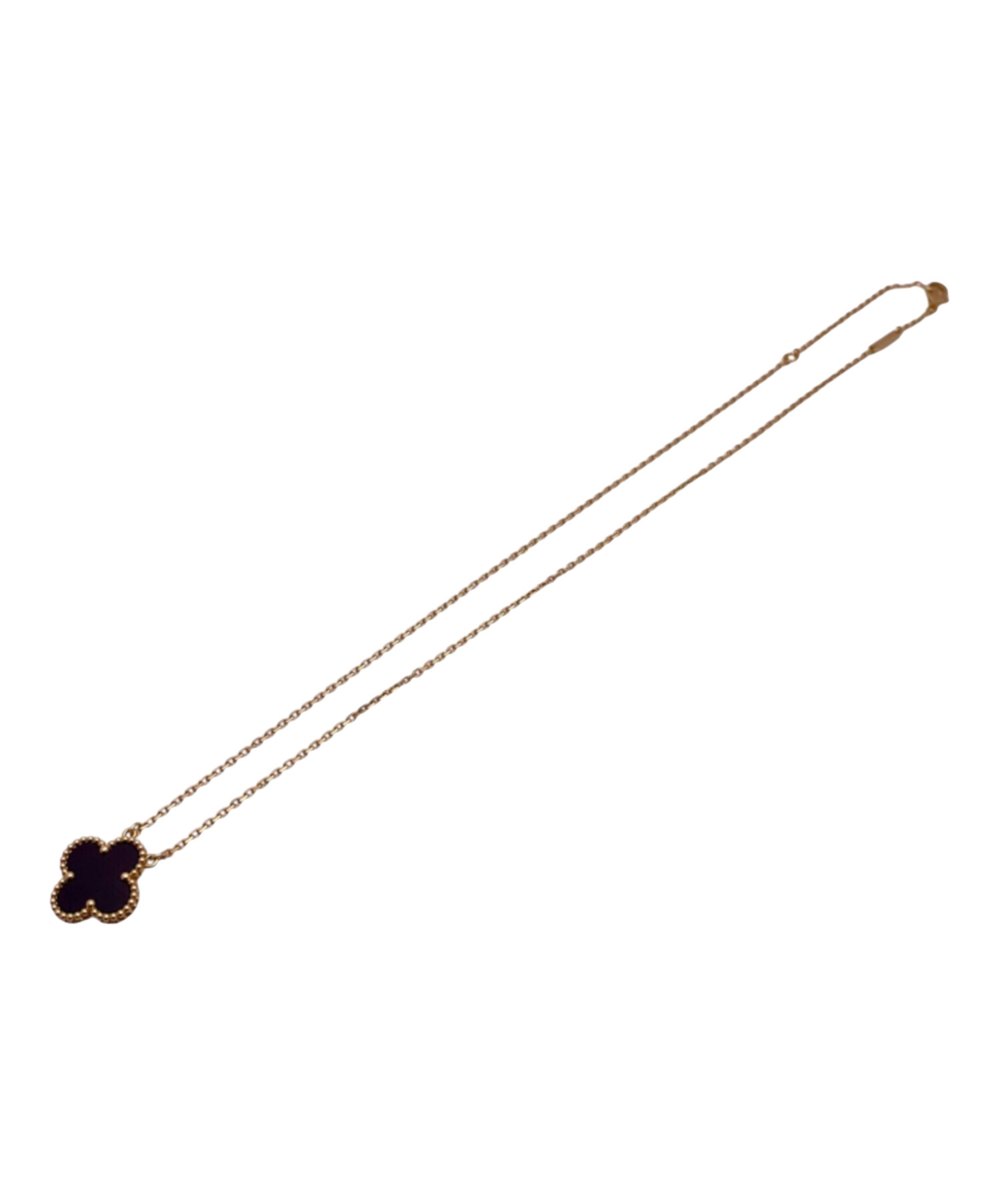 【Van Cleef & Arpels】 ヴィンテージアルハンブラ オニキス 中古・古着通販】VAN CLEEF & ARPELS (ヴァンクリーフ＆アーペル