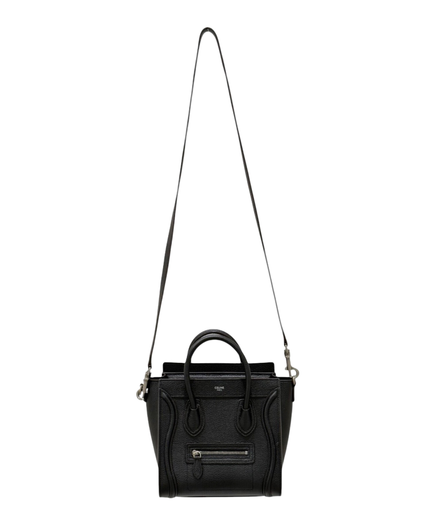 中古・古着通販】CELINE (セリーヌ) ラゲージ ナノ ショルダーバッグ