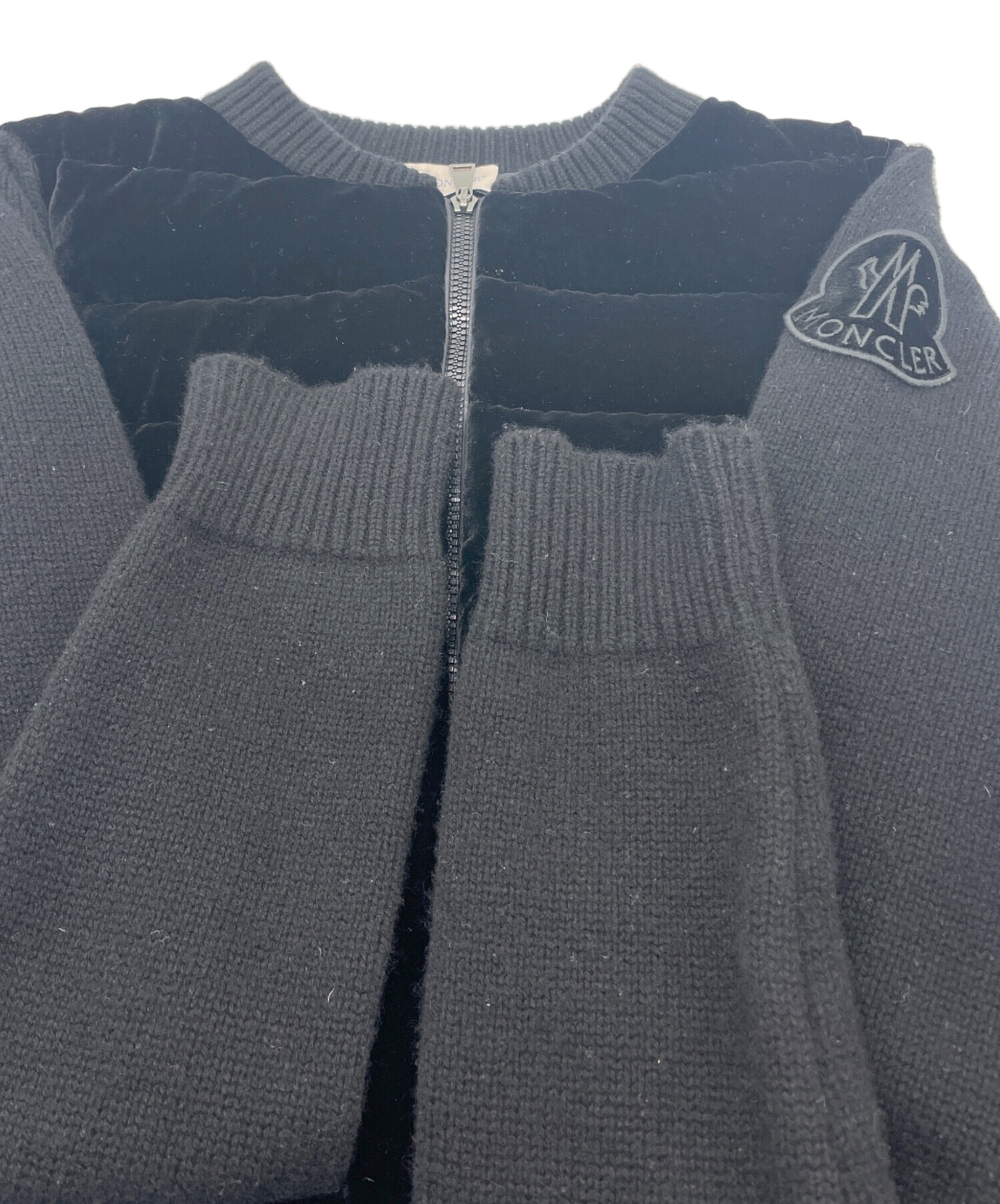 aina出品 モンクレールMAGLIONETRICOT CARDIGAN Women's MONCLER Maglione Tricot Cardigan Knit Wool Jacket Full Zip