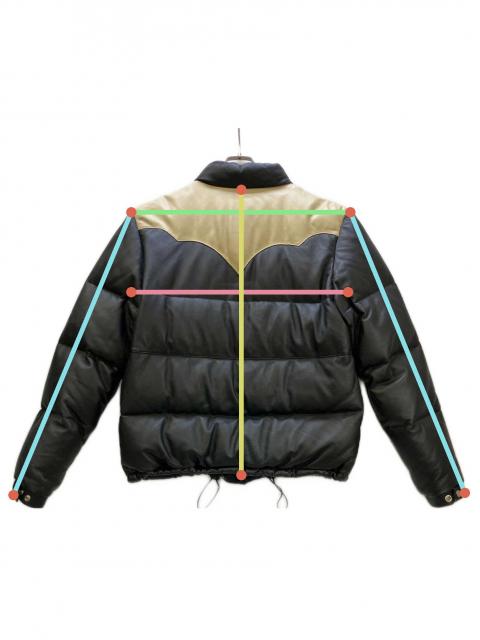 中古・古着通販】FREEDOM (フリーダム) ウェスタンヨークレザーダウン