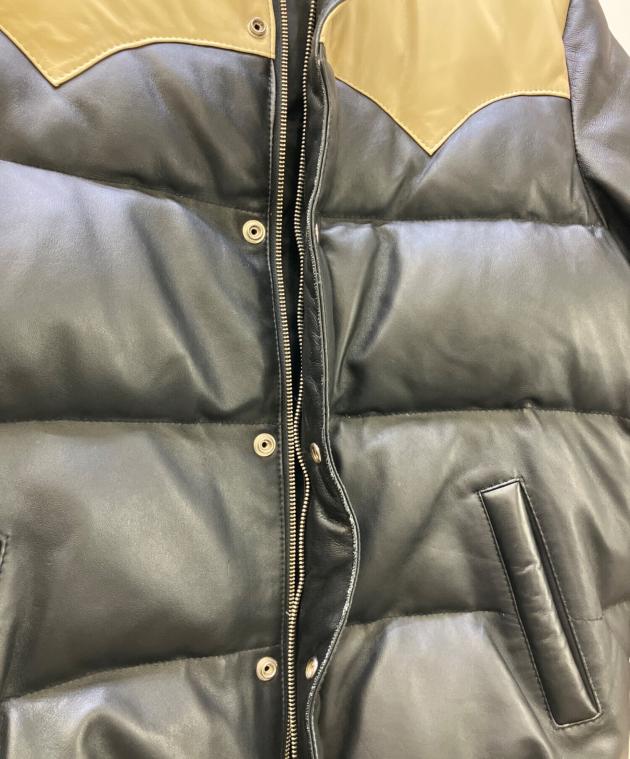 中古・古着通販】FREEDOM (フリーダム) ウェスタンヨークレザーダウン