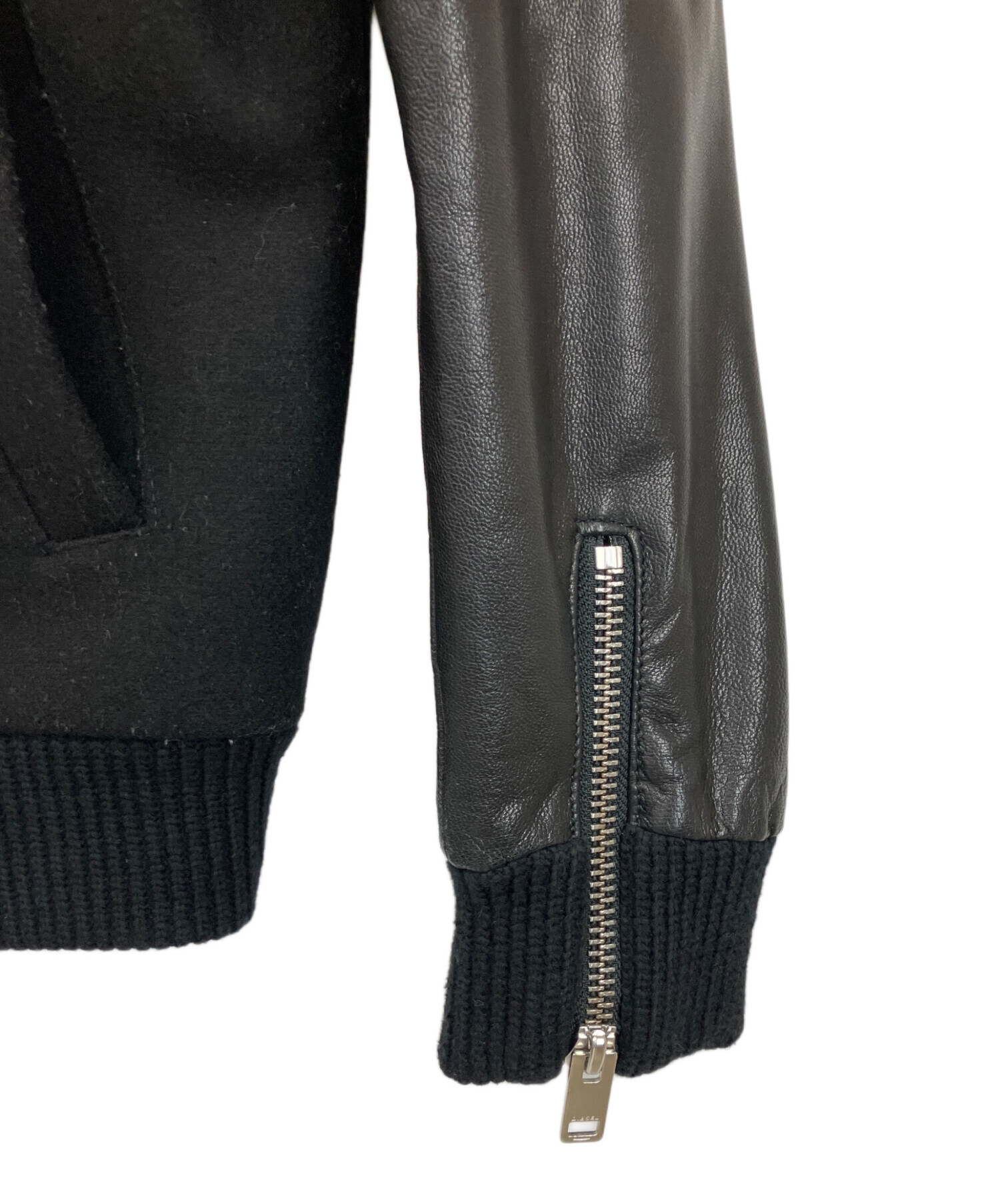 中古・古着通販】DIESEL (ディーゼル) 切替ジップブルゾン ネイビー 