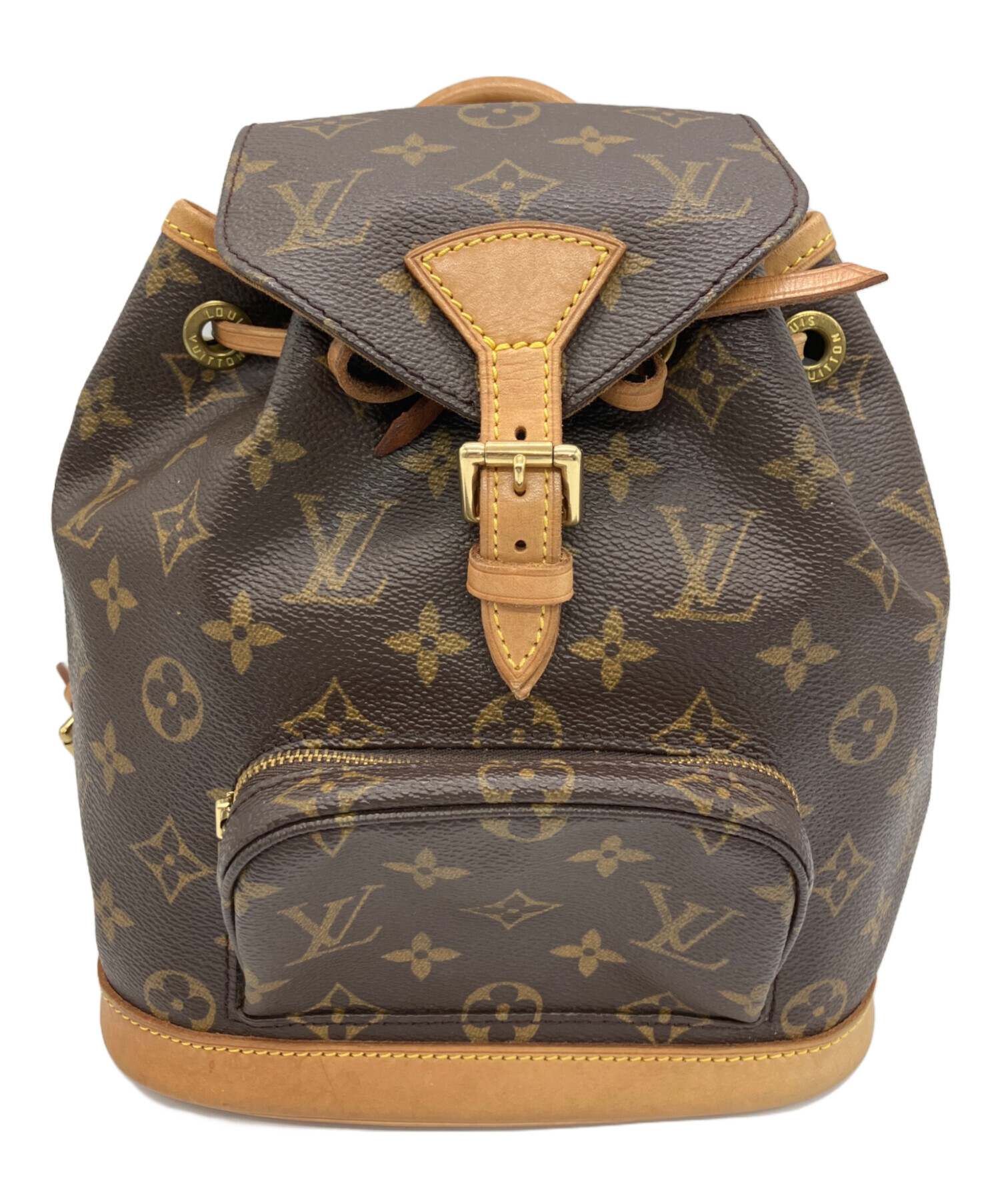 LOUIS VUITTON ルイヴィトン モノグラム ミニモンスリ リュック 中古・古着通販】LOUIS VUITTON (ルイ ヴィトン) リュック モノグラム