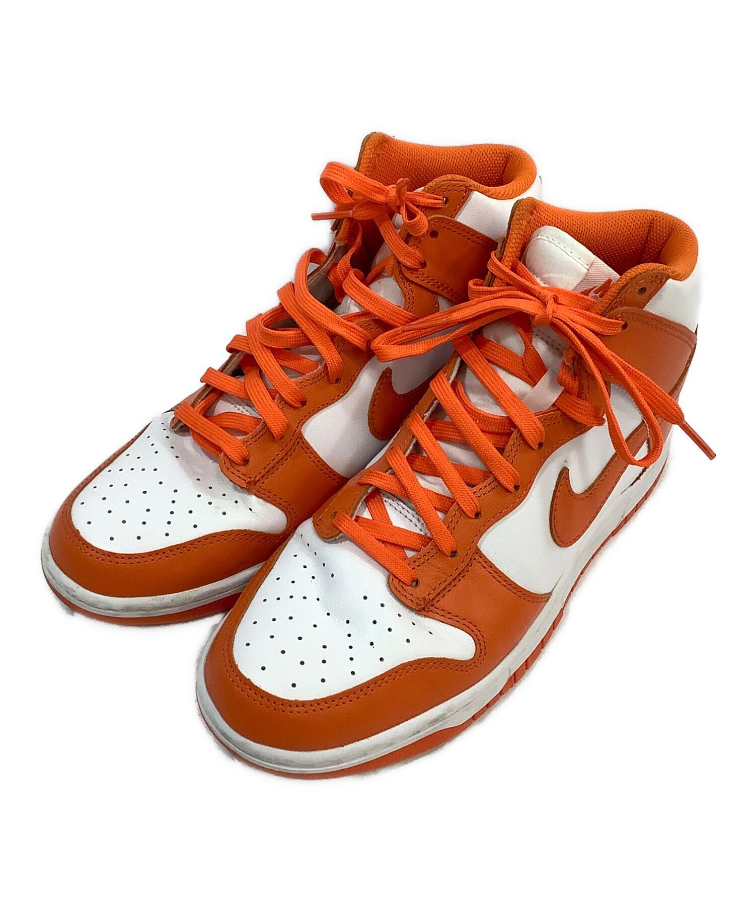 Nike オレンジ ハイカット スパイクシューズ 中古・古着通販】NIKE (ナイキ) ハイカットスニーカー ホワイト