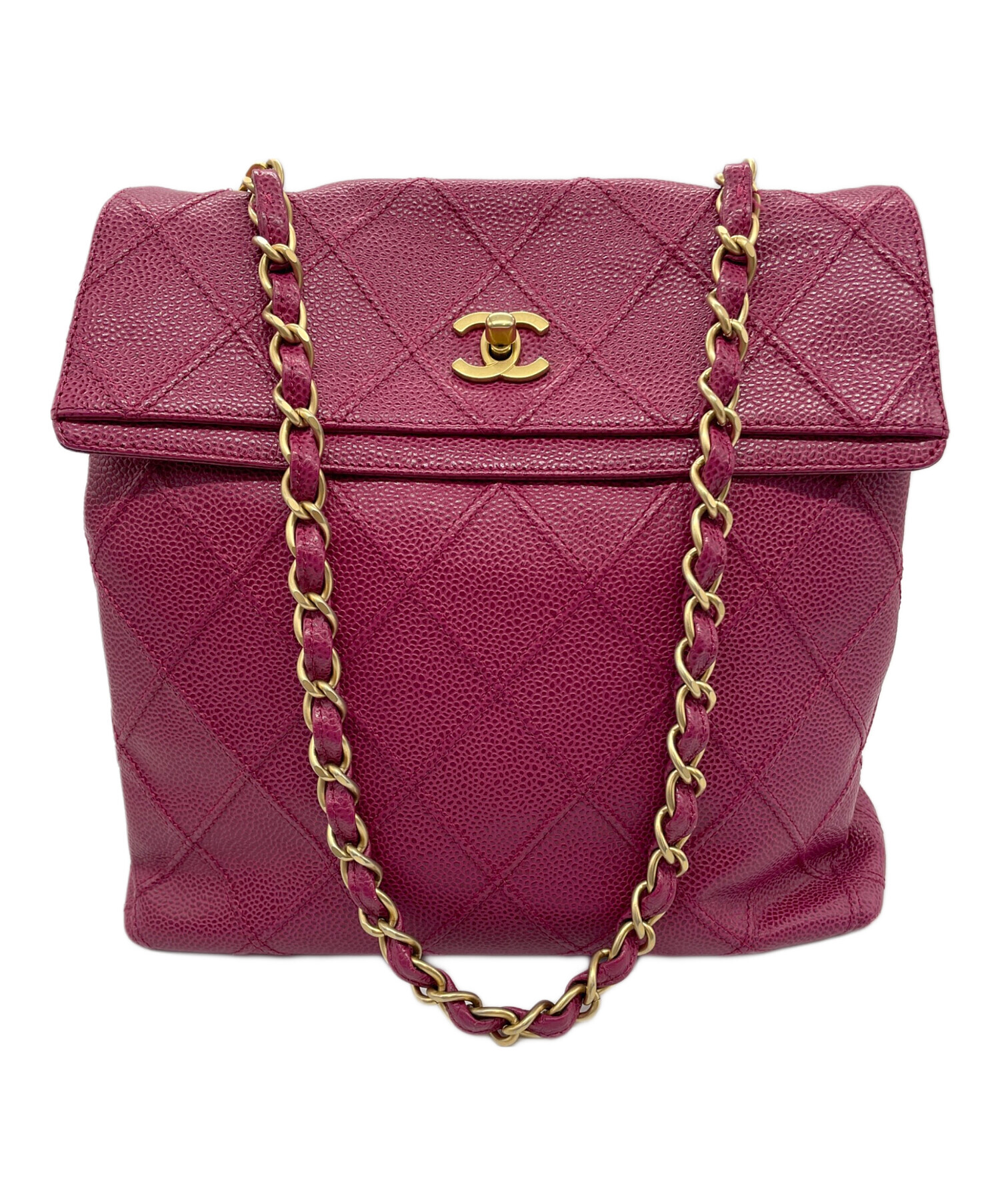 中古・古着通販】CHANEL (シャネル) キャビアビコローレ チェーン