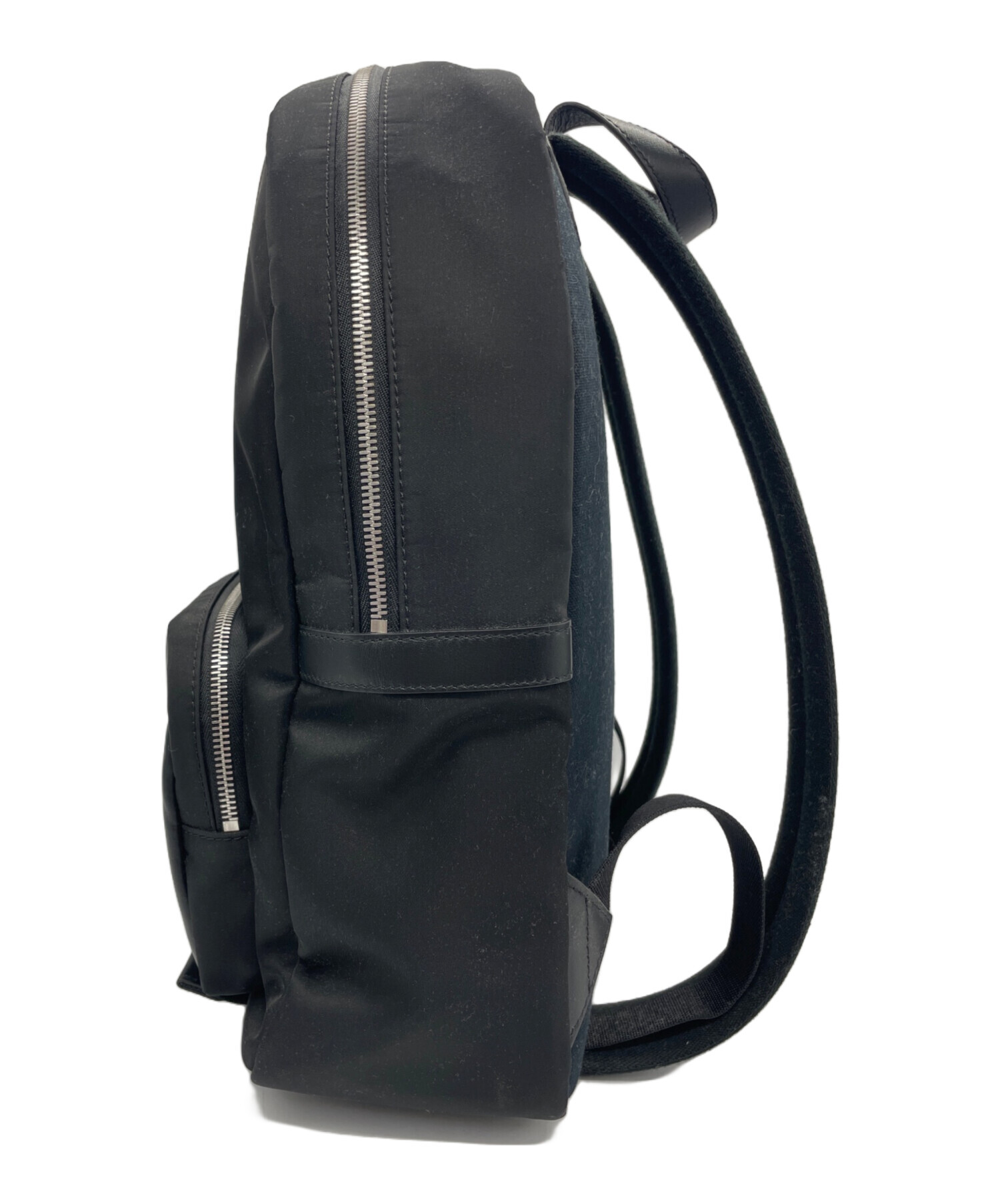 中古・古着通販】dunhill (ダンヒル) ロゴバックパック ブラック 