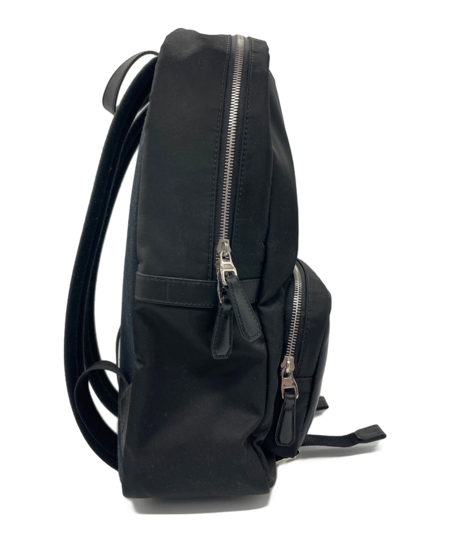 中古・古着通販】dunhill (ダンヒル) ロゴバックパック ブラック