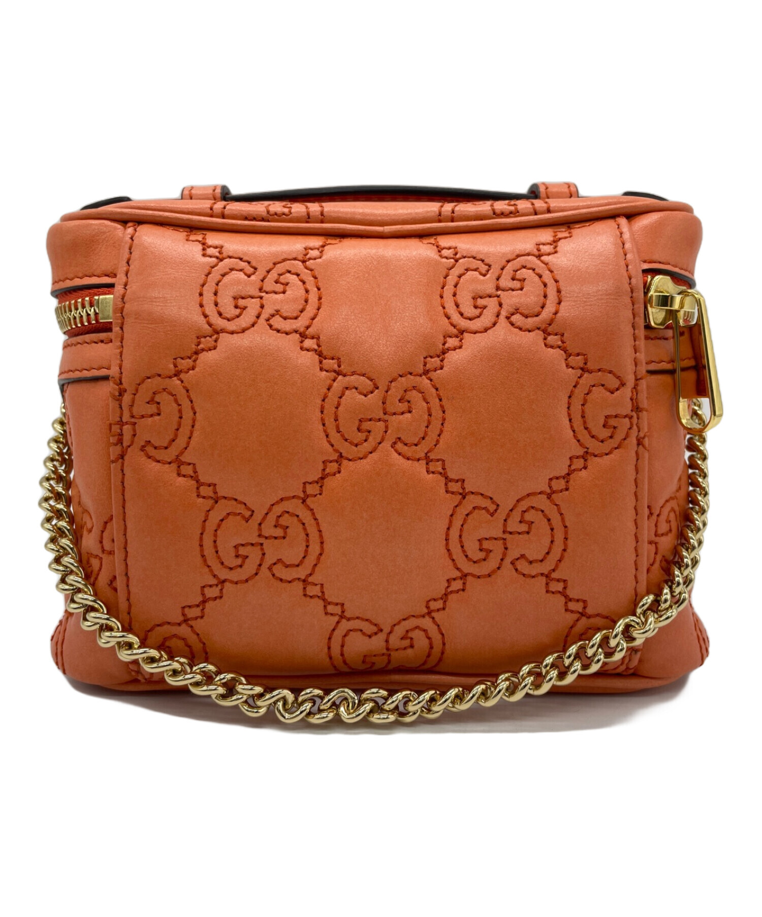 グッチ GGマトラッセ スモールショルダーバッグ レザー オレンジ 702234 GUCCI 楽天市場】グッチ GGマトラッセ スモールショルダーバッグ レザー