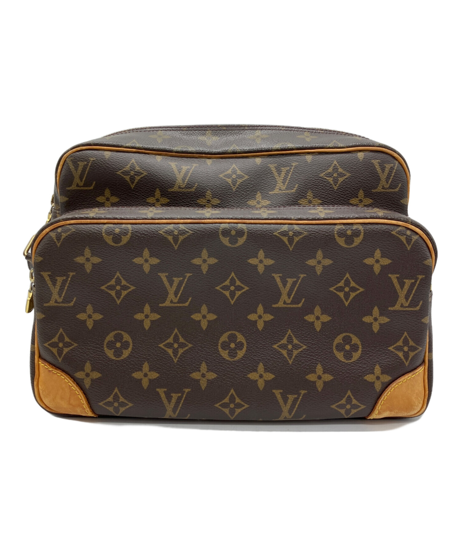 ルイ・ヴィトン ショルダーバッグ ダークブラウン 中古・古着通販】LOUIS VUITTON (ルイ ヴィトン) ショルダーバッグ