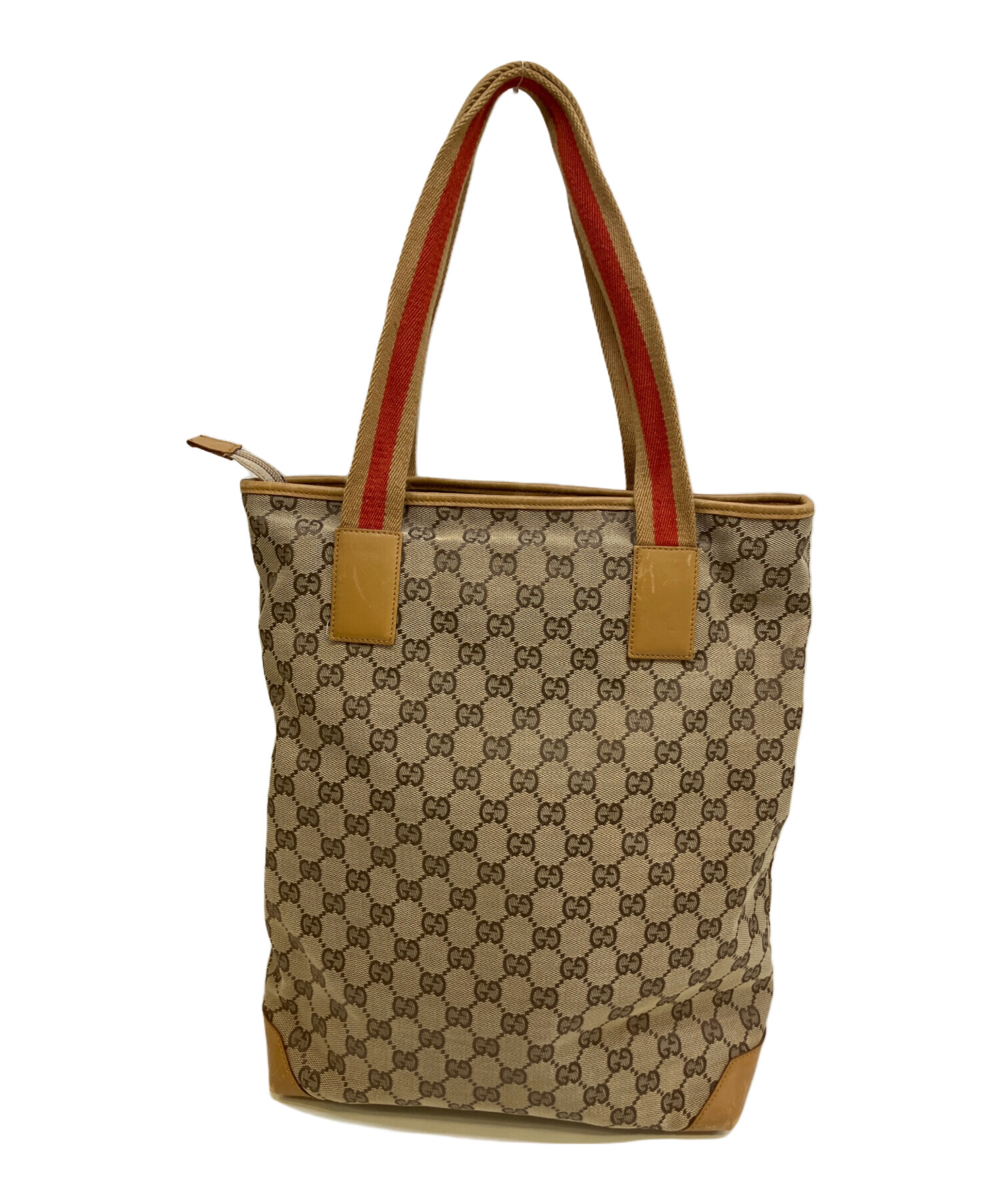 中古・古着通販】GUCCI (グッチ) トートバッグ ベージュ 中古・古着通販】GUCCI (グッチ) トートバッグ ベージュ