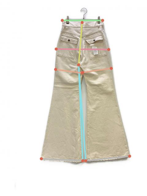 中古・古着通販】KAPITAL (キャピタル) フレアデニム 22SS 14oz White