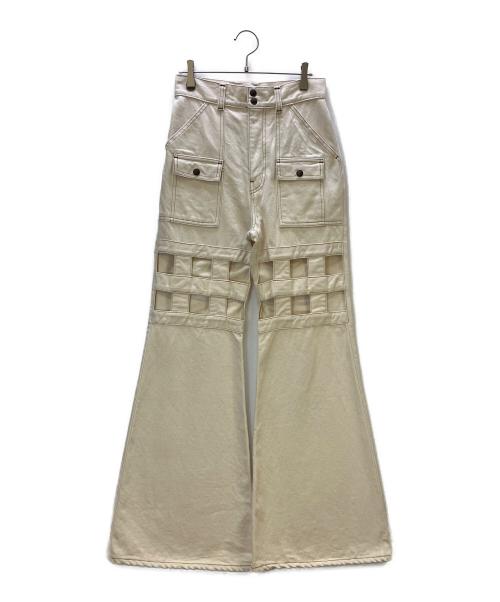 ★キャピタルKAPITAL★ワイドフレアーパンツ★USED美品★ 中古・古着通販】KAPITAL (キャピタル) フレアデニム 22SS 14oz White