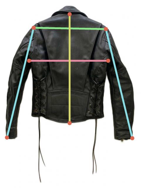 中古・古着通販】VANSON (バンソン) ダブルライダースジャケット