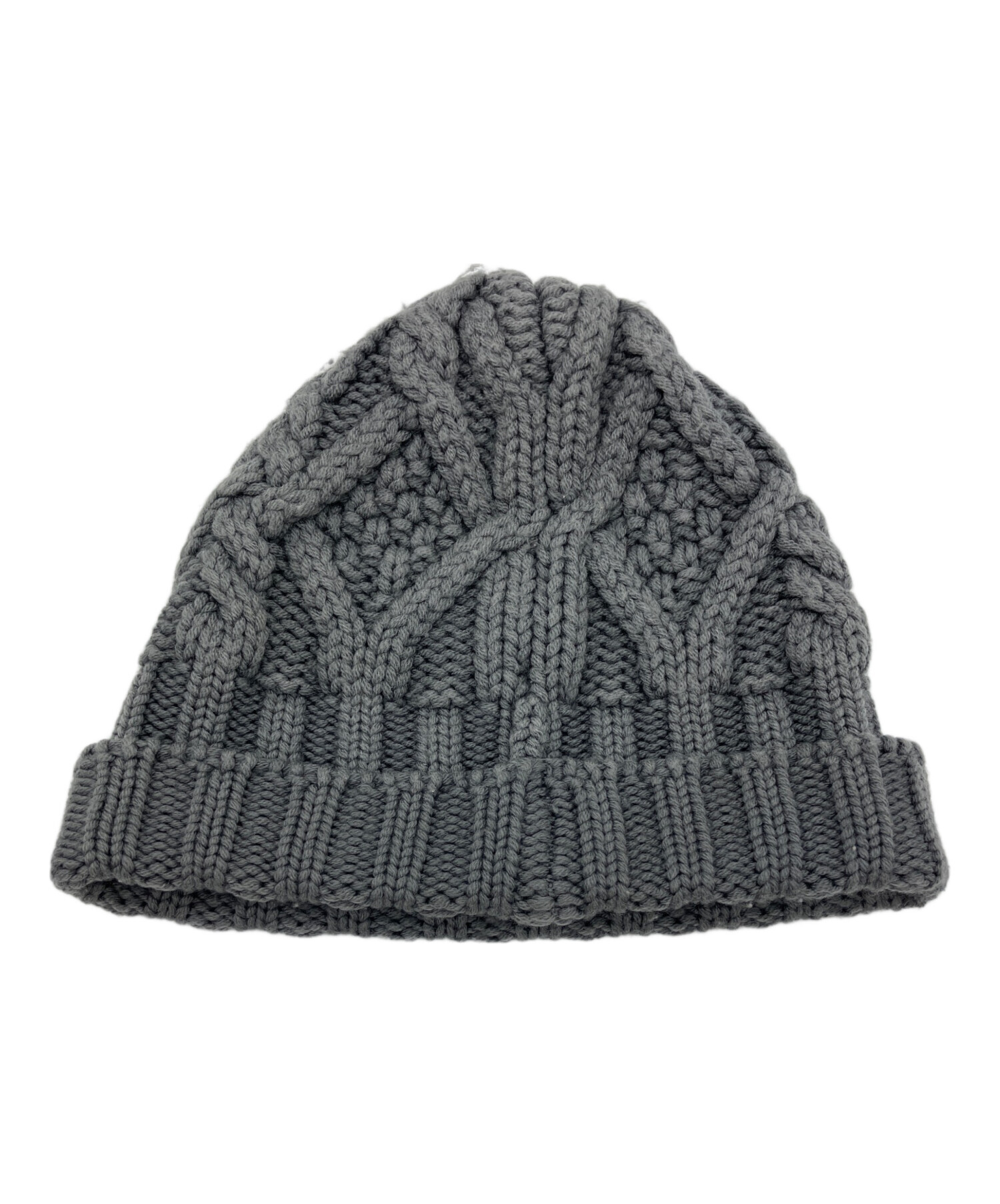 【近年モデル 新品】 MONCLER ニット帽 クリスタル マグリア グレー 中古・古着通販】MONCLER (モンクレール) Moncler Wool‑Blend Beanie