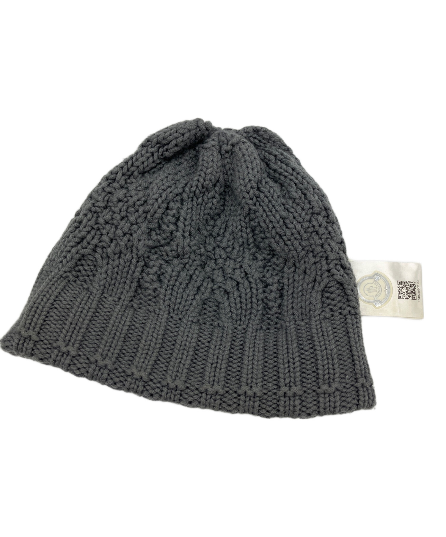 中古・古着通販】MONCLER (モンクレール) ニット帽 グレー｜ブランド