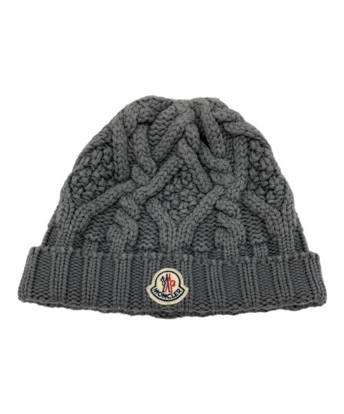 中古・古着通販】MONCLER (モンクレール) ニット帽 グレー｜ブランド