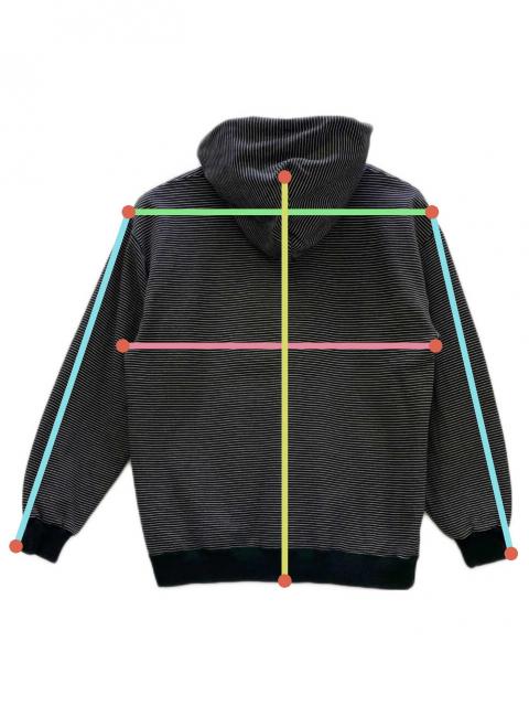 中古・古着通販】ENNOY (エンノイ) プルオーバーパーカー Border 中古・古着通販】ENNOY (エンノイ) プルオーバーパーカー Border