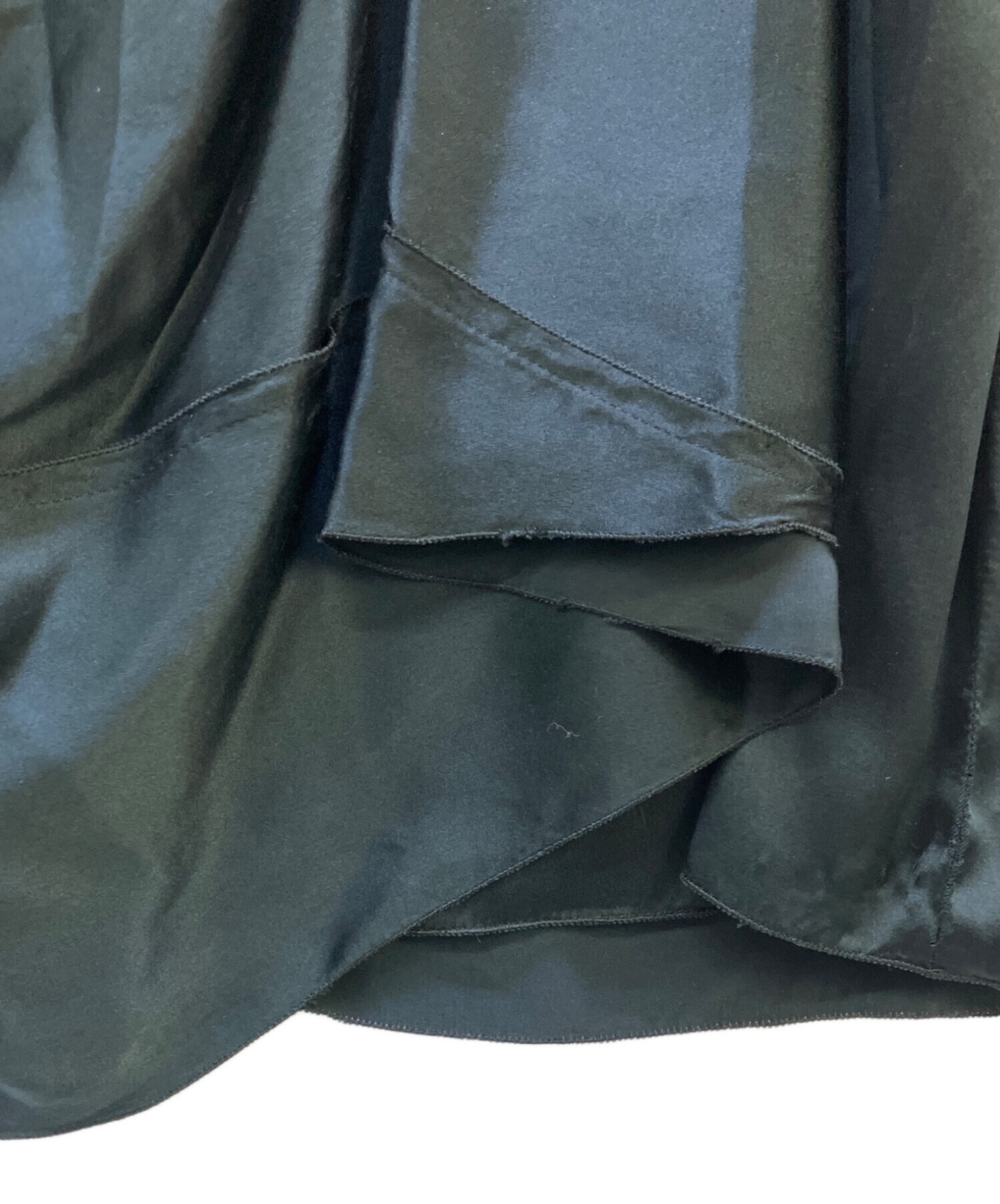中古・古着通販】PRADA (プラダ) シルクワンピース ブラック サイズ:38
