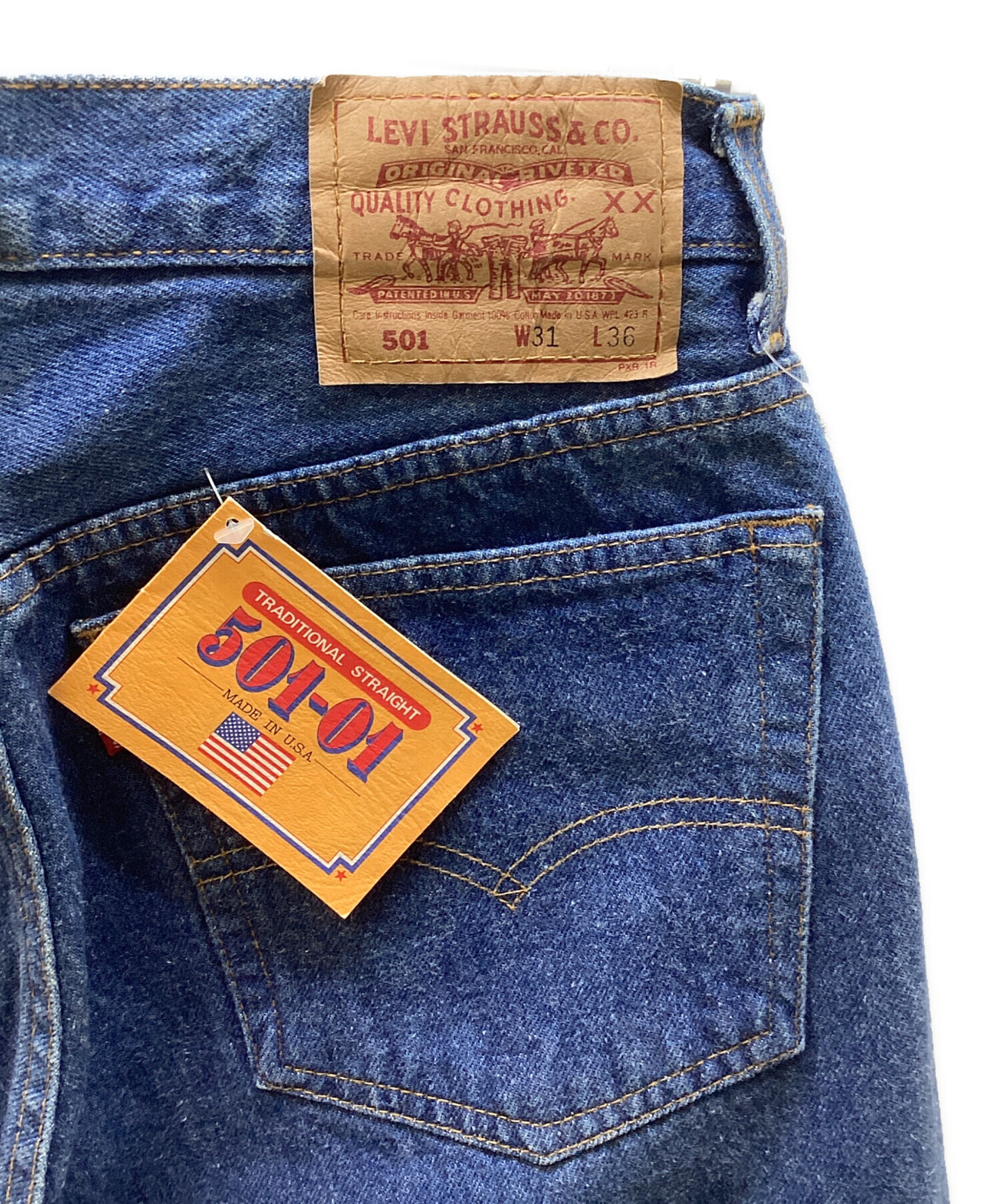 中古・古着通販】LEVI'S (リーバイス) 92年製 501デニムパンツ