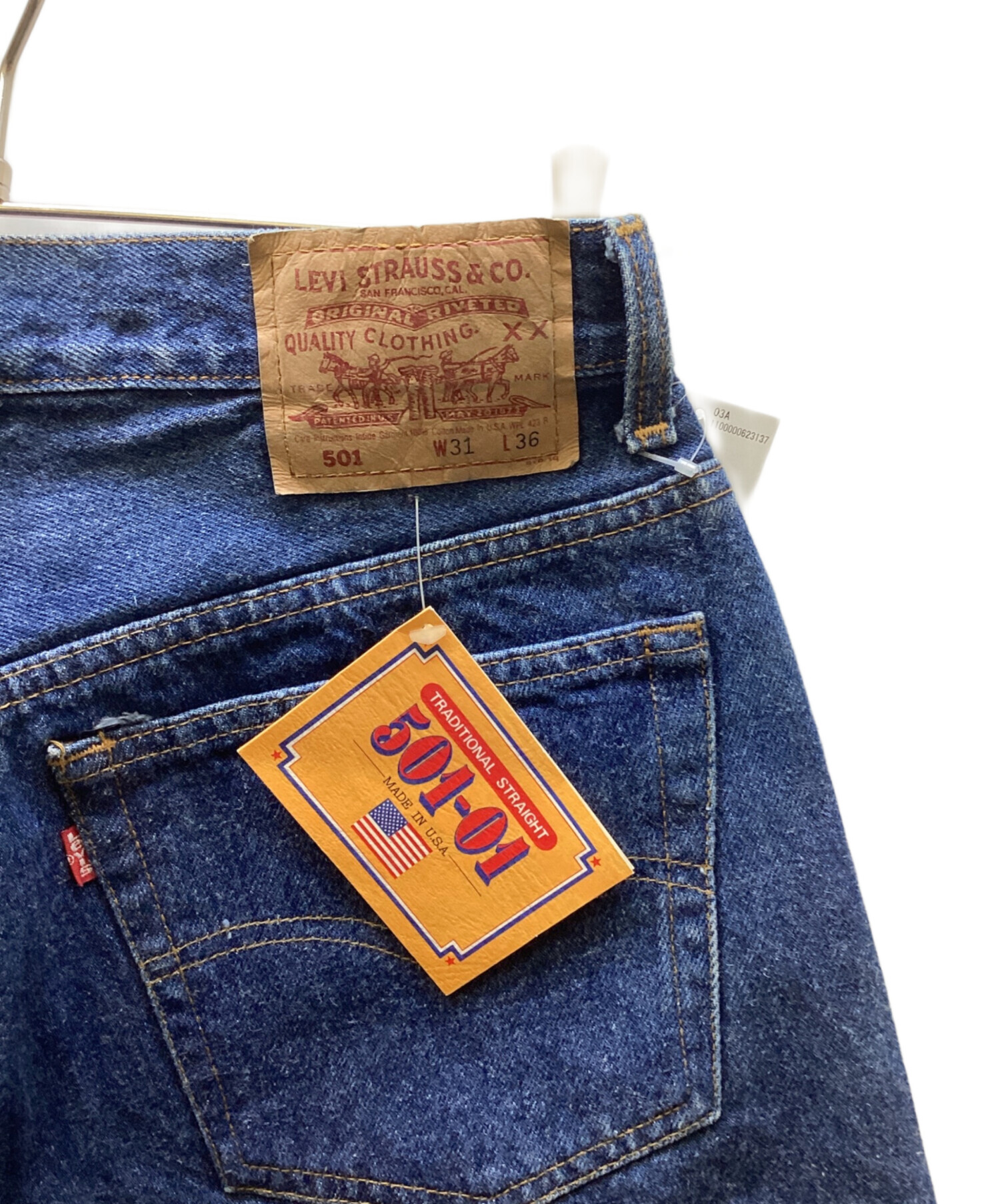 リーバイス　501 アメリカ製　バレンシア製　デニムパンツ　W32 Levi's（リーバイス） 80s 90s 501xx バレンシア工場 縮率10％ ボタン