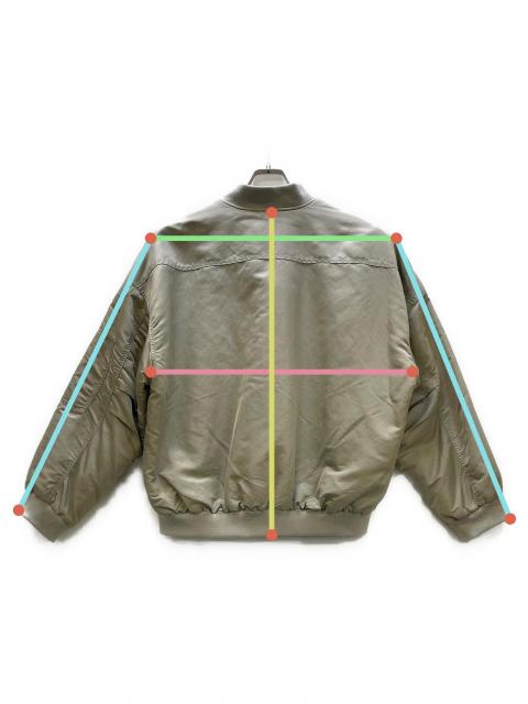 中古・古着通販】LIBERE (リベーレ) CHUCKLE MA-1 JACKET グレー